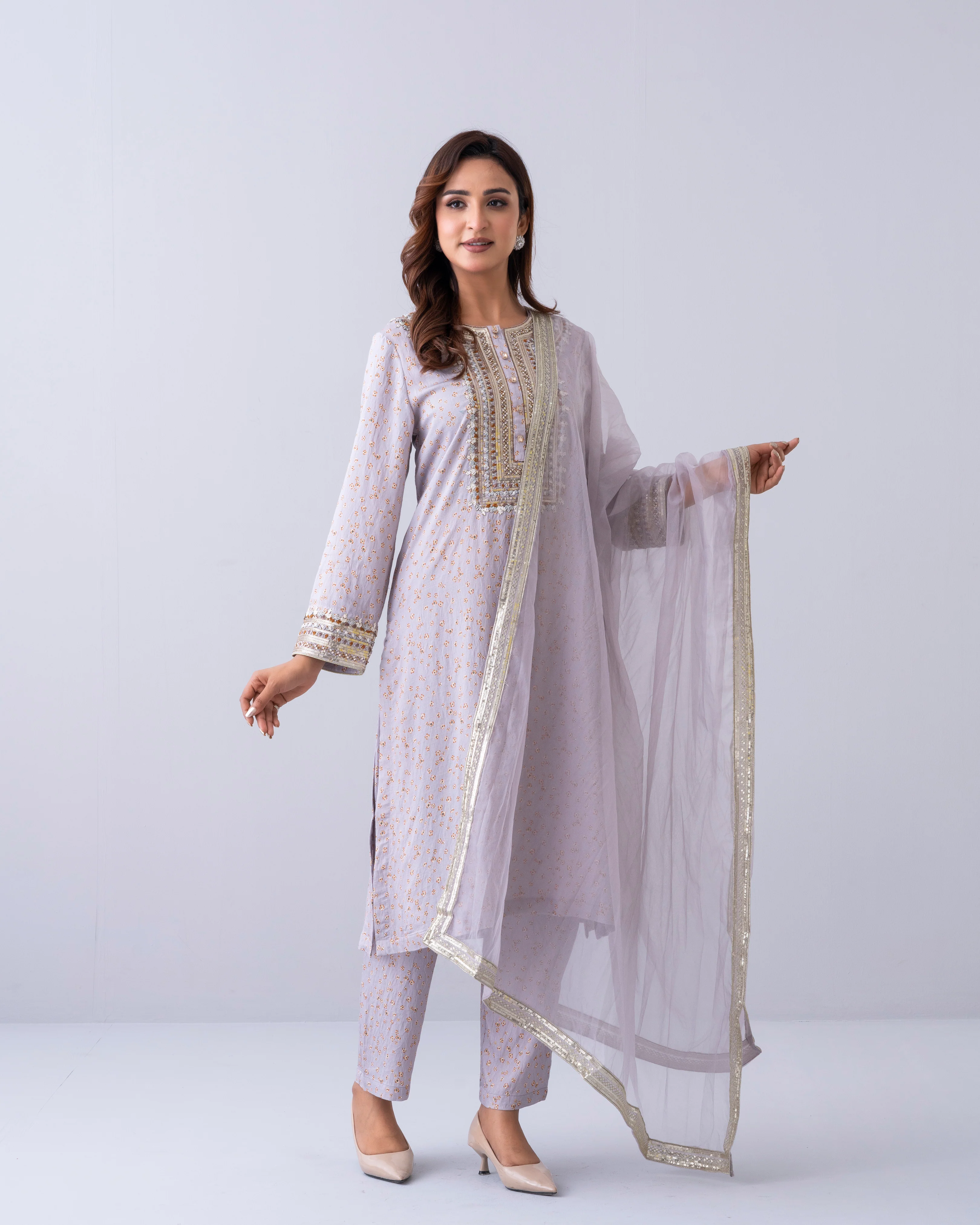 Women's Three-Piece Ethnic Set