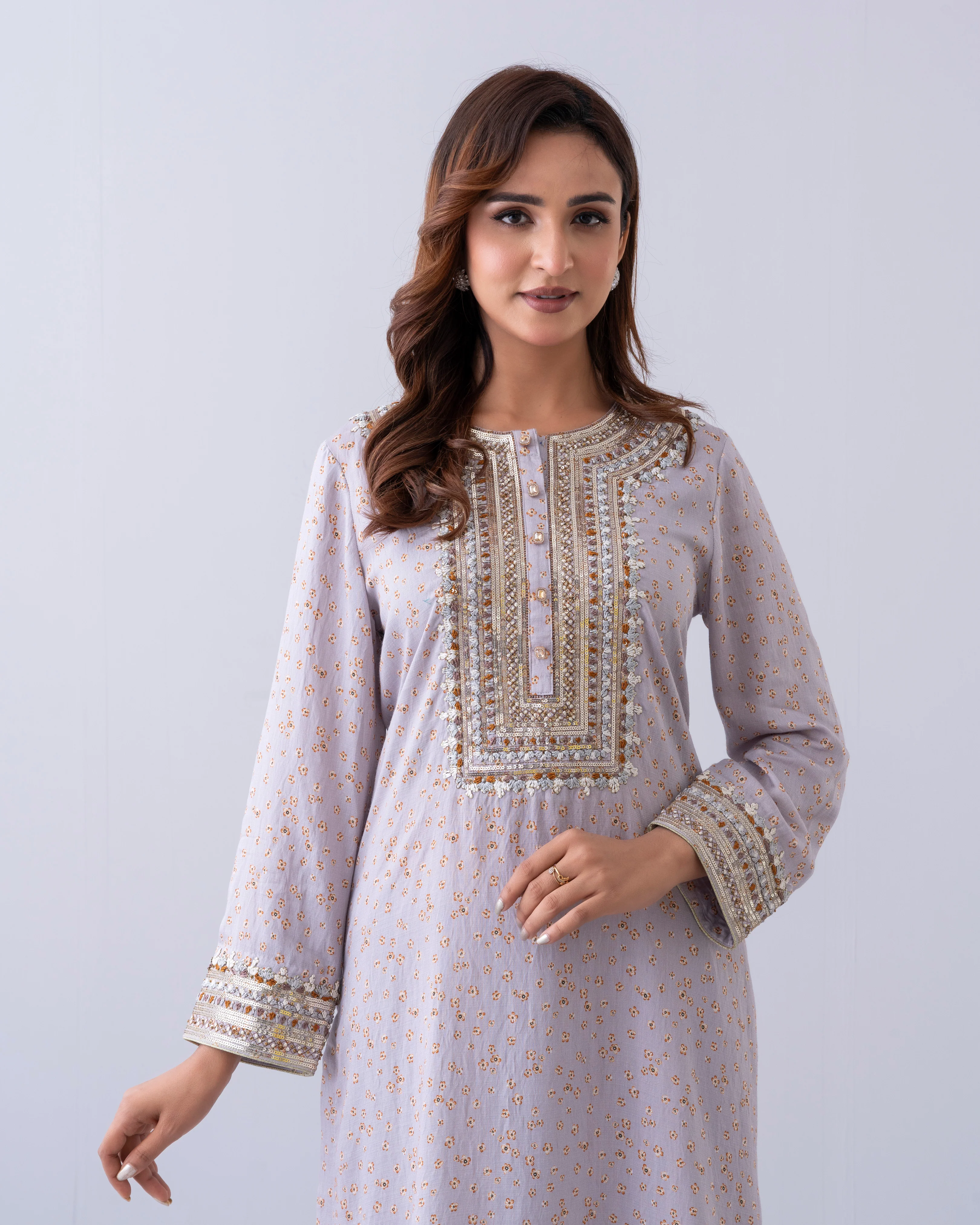 Women's Three-Piece Ethnic Set - Image 2