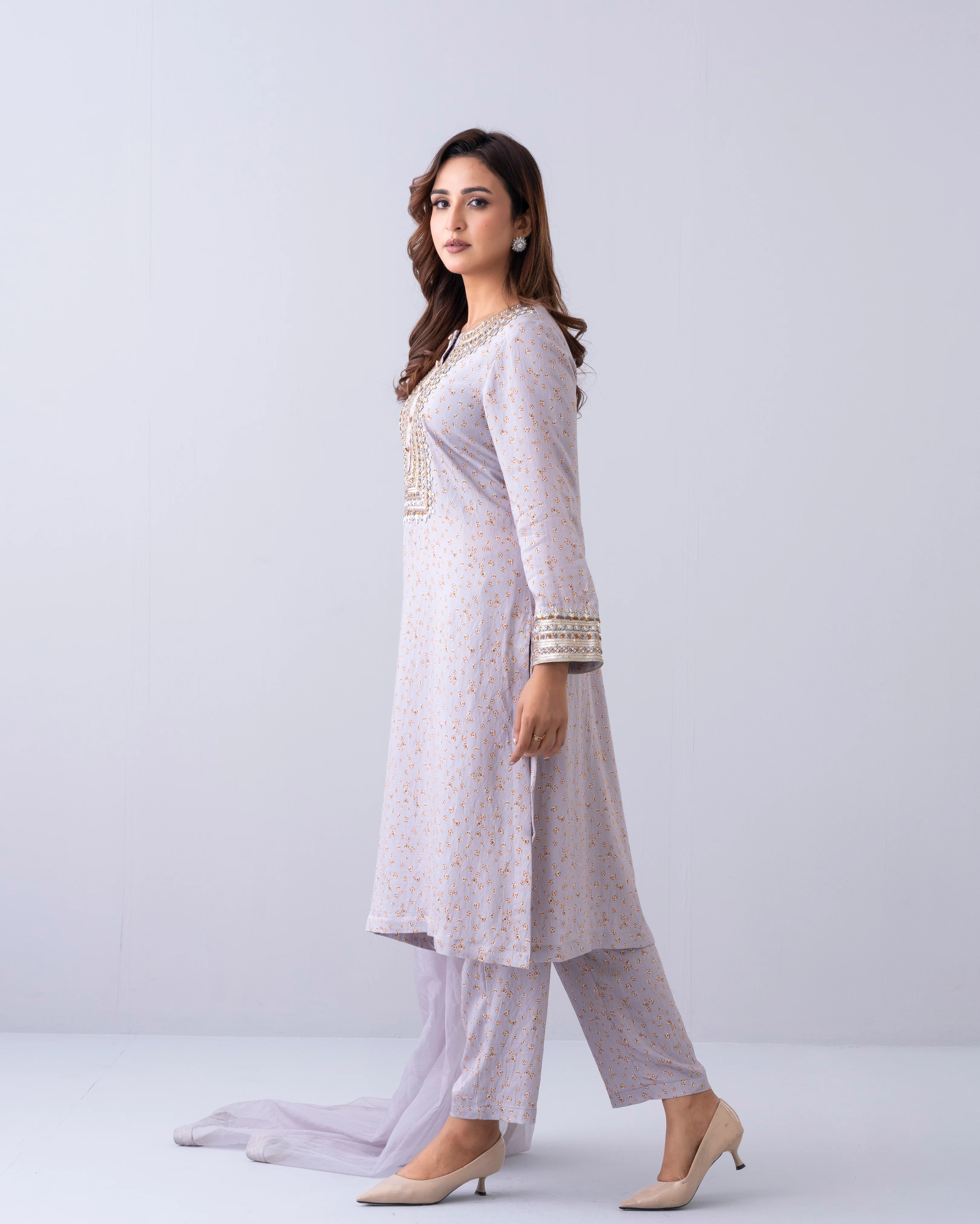 Women's Three-Piece Ethnic Set - Image 4