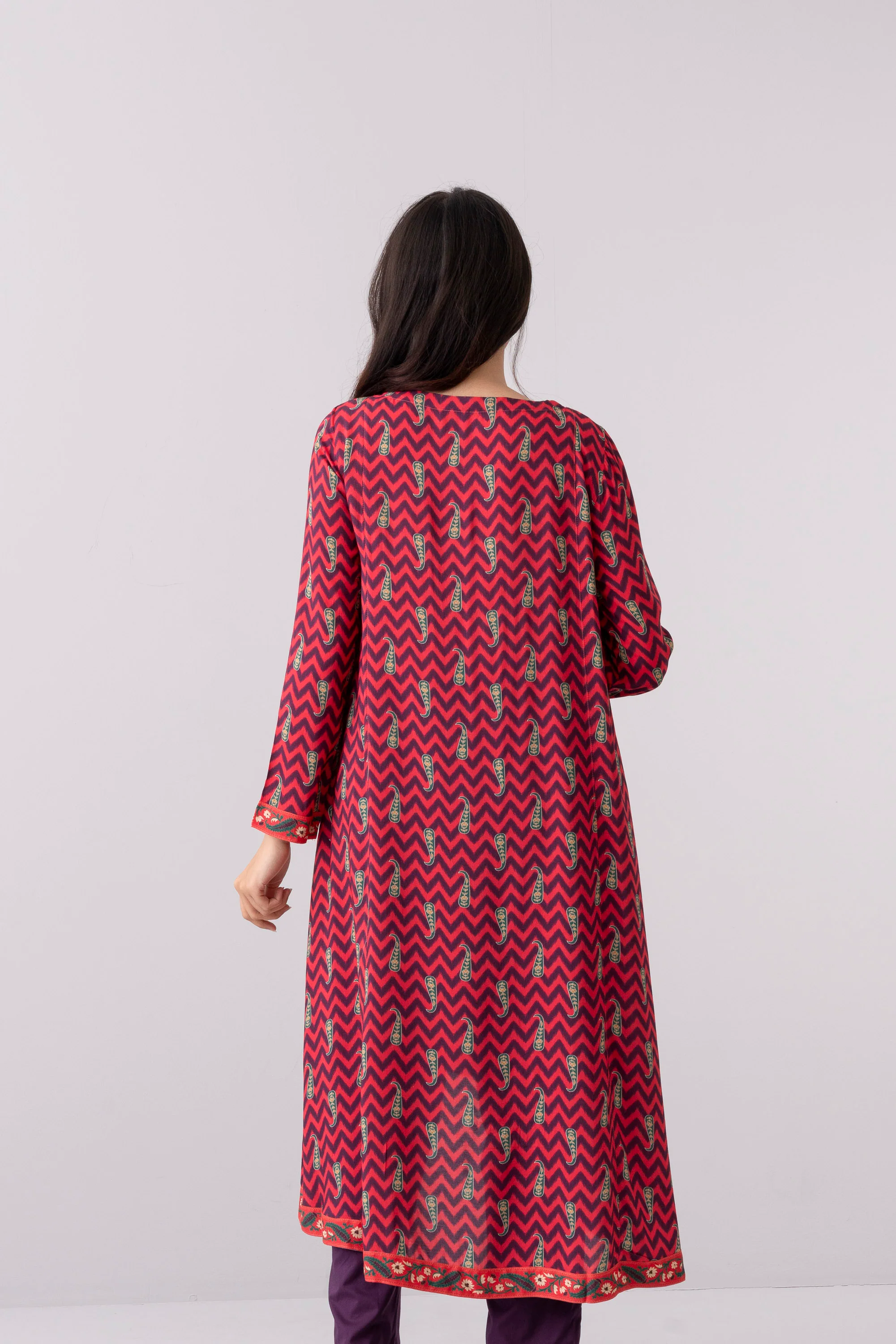 Smart Fit Embroidered Viscose Ethnic Kurta - Image 4
