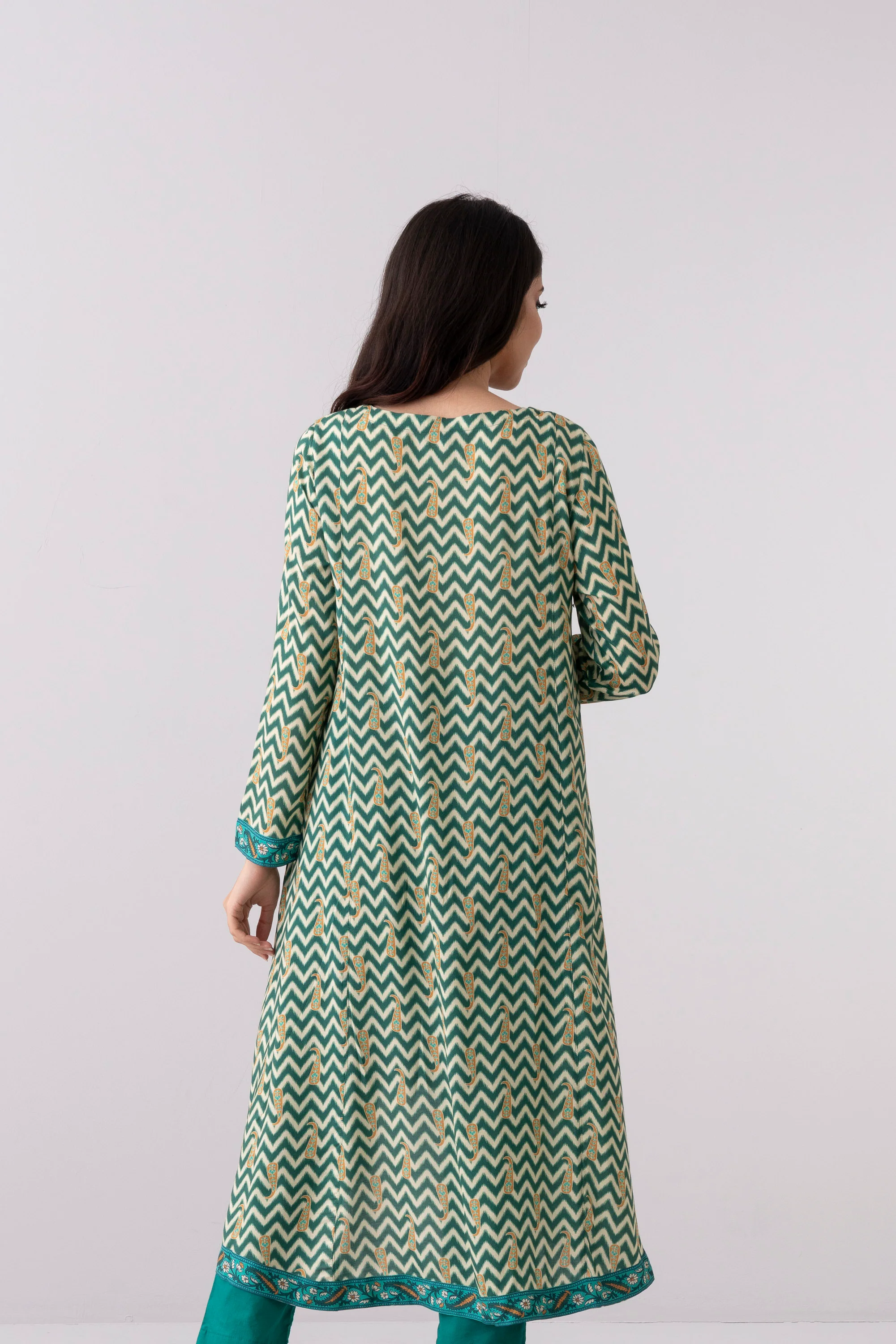Smart Fit Embroidered Viscose Ethnic Kurta - Image 9