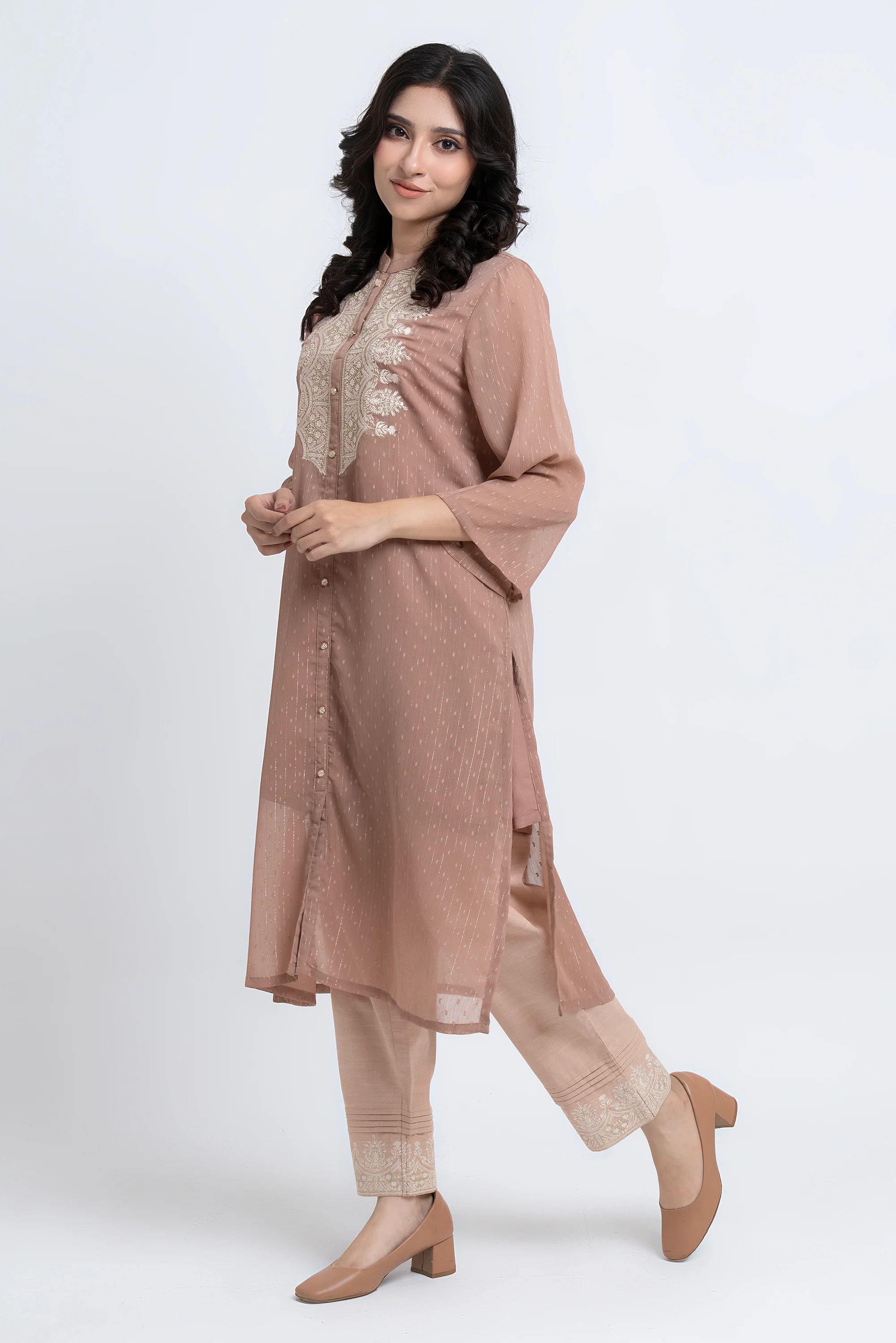 Smart Fit Formal Ethnic Kurta - Image 4
