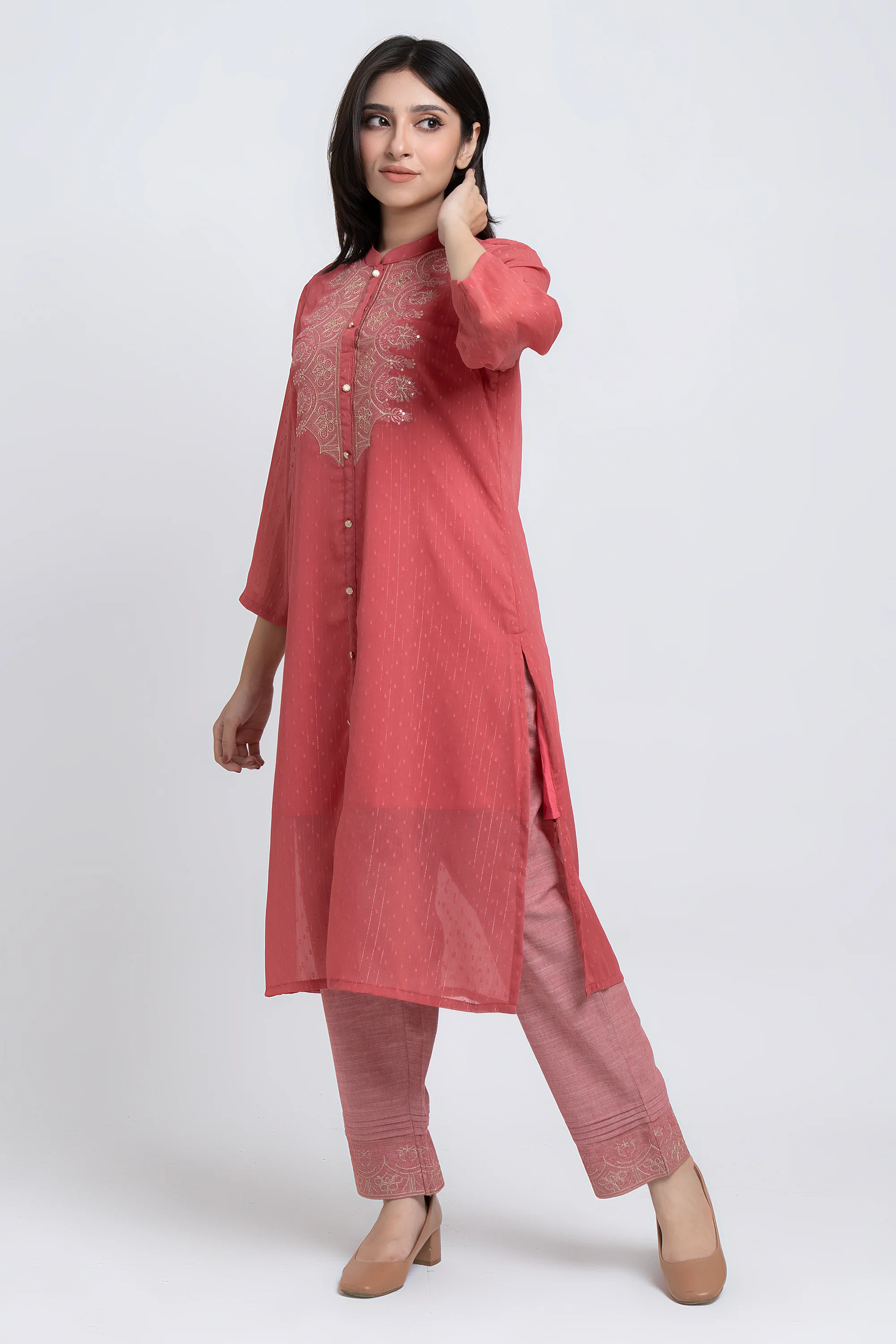 Smart Fit Formal Ethnic Kurta - Image 7