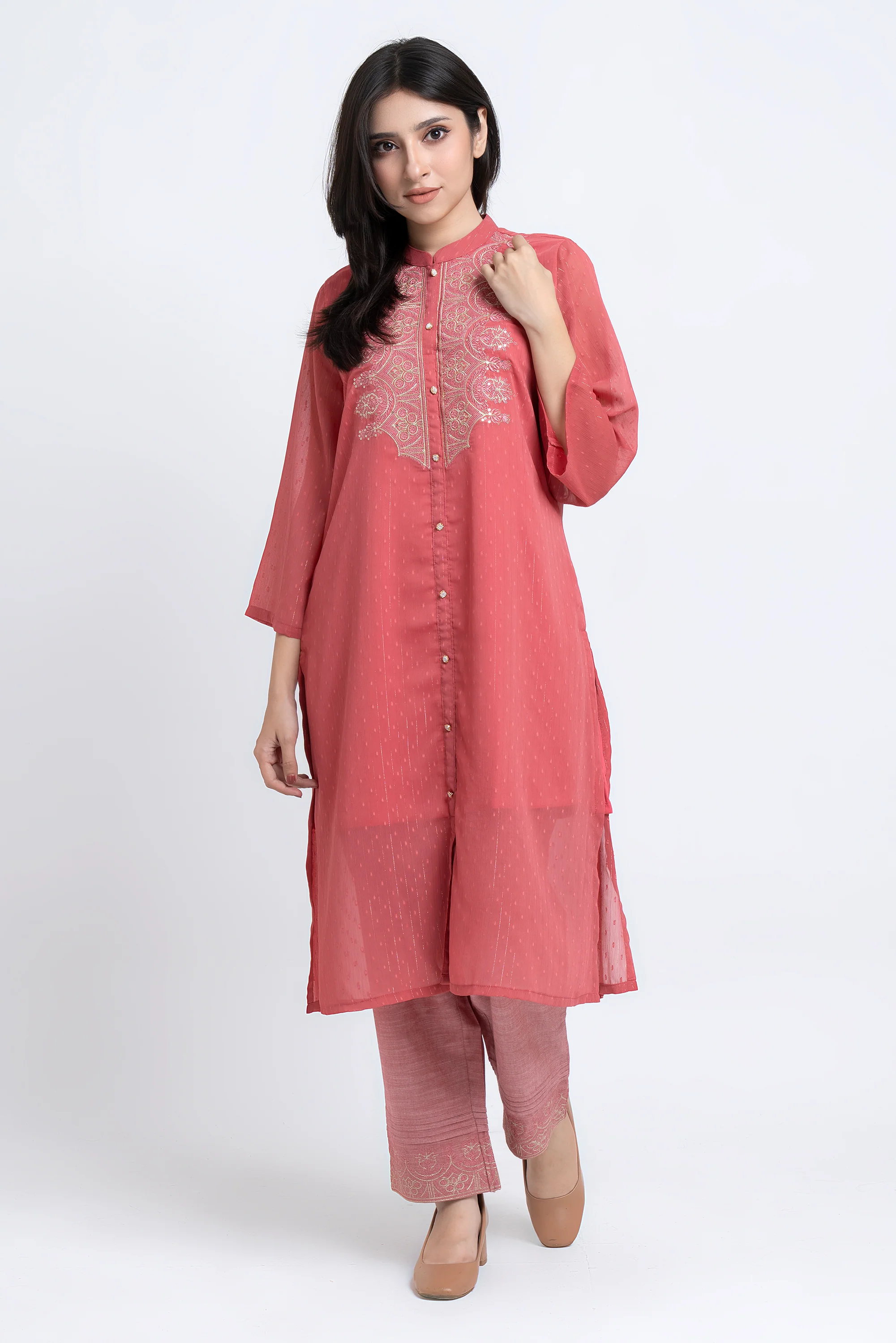 Smart Fit Formal Ethnic Kurta - Image 9