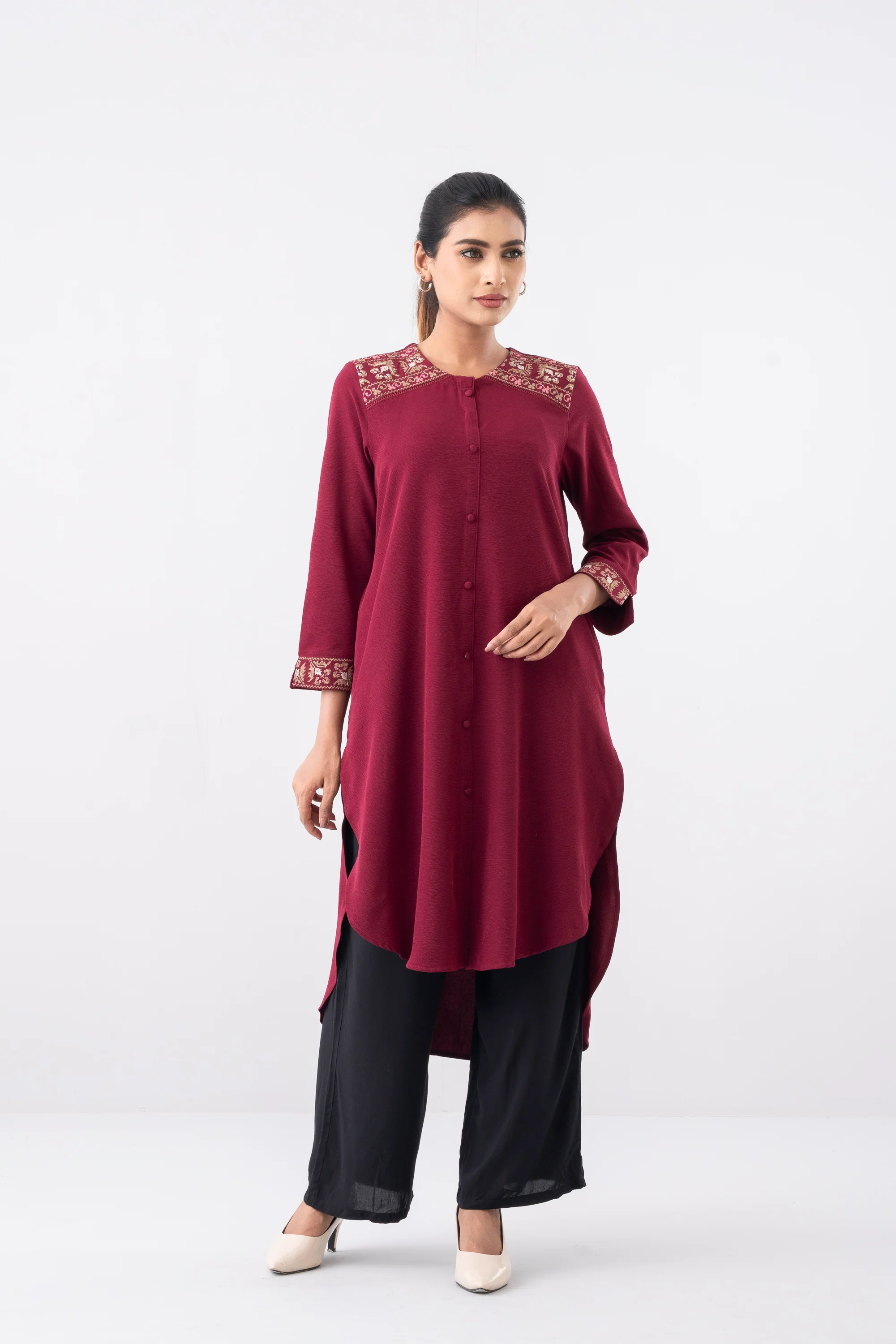 Smart Fit Georgette Ethnic Kurta