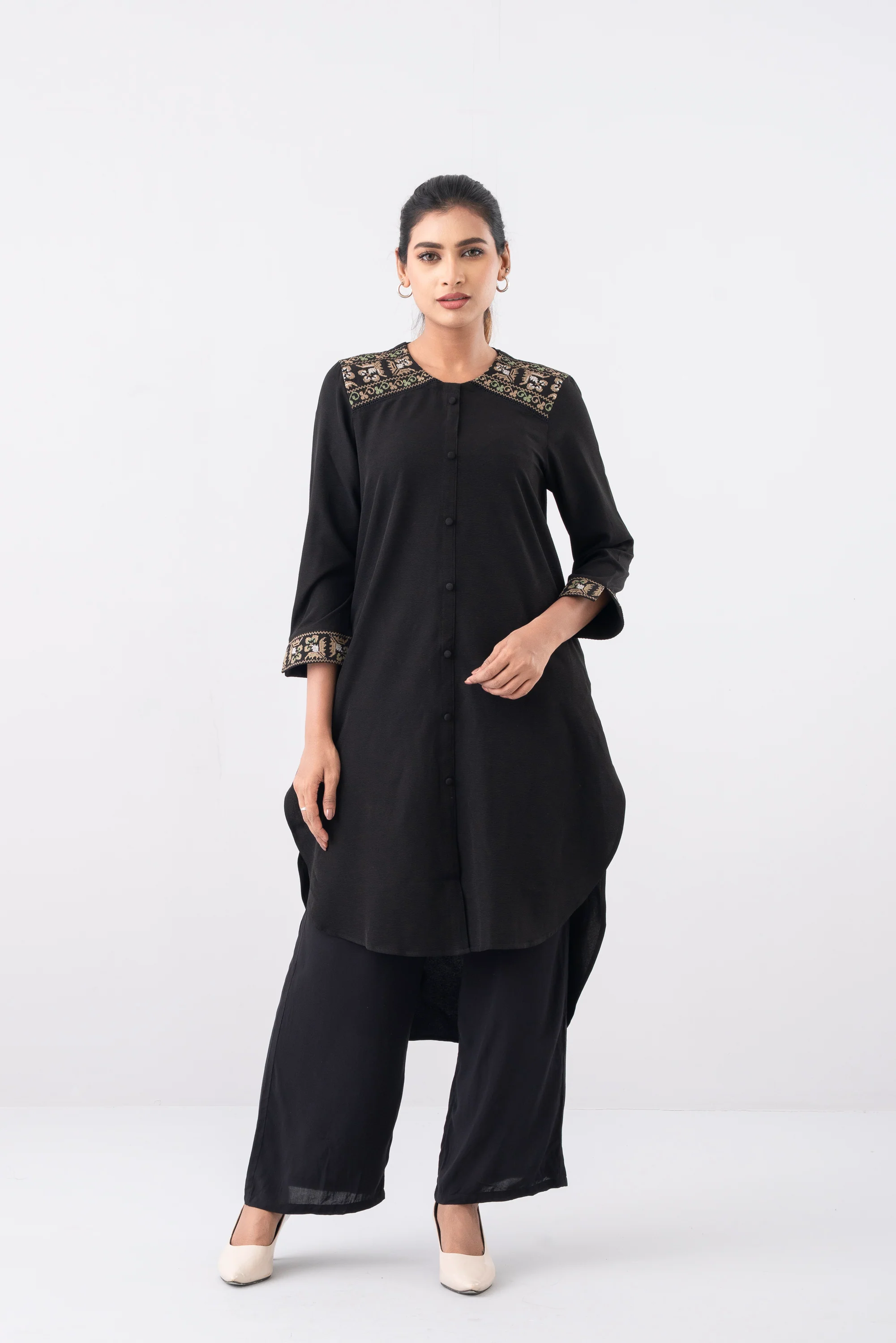Smart Fit Georgette Ethnic Kurta - Image 7