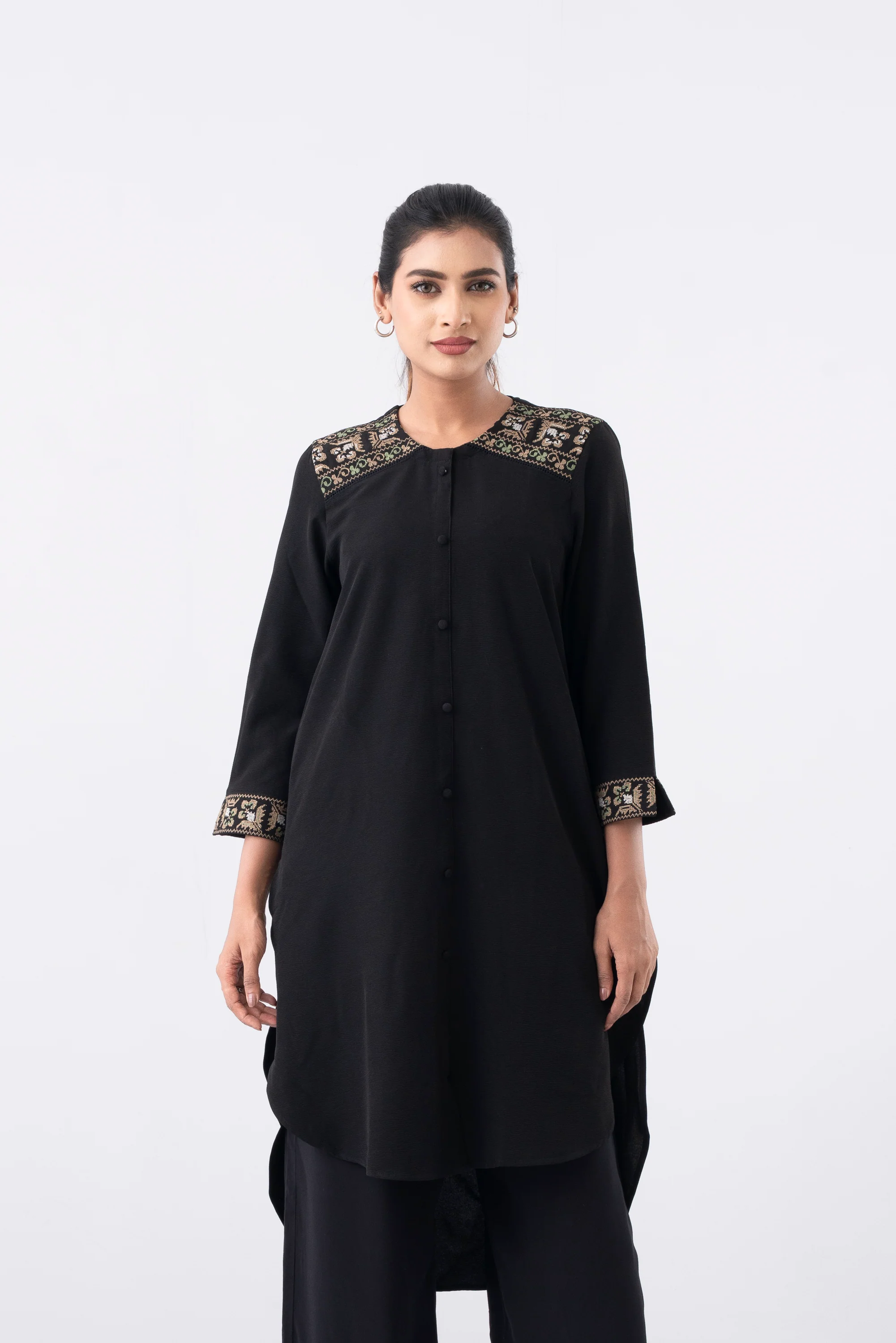 Smart Fit Georgette Ethnic Kurta - Image 8