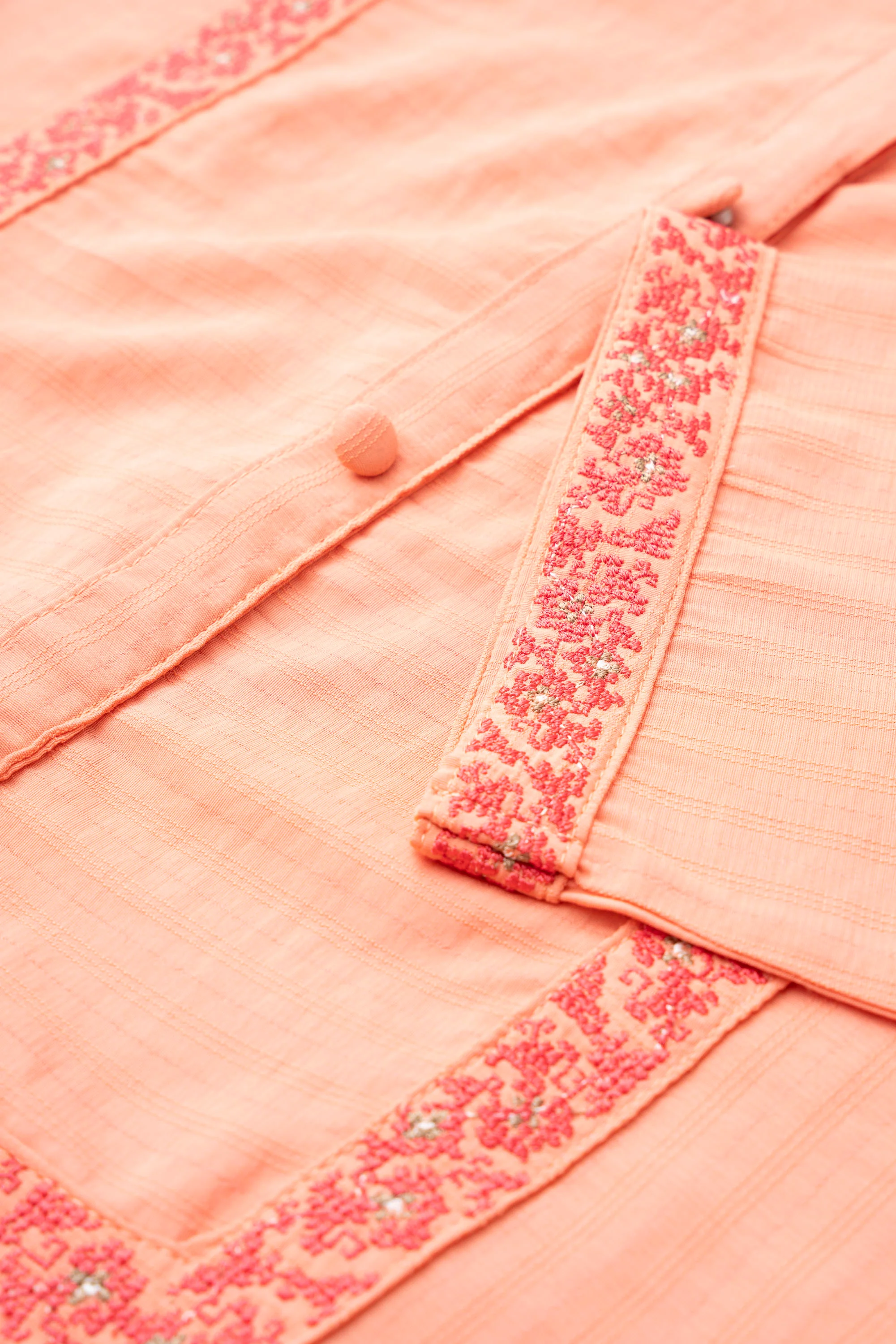 Smart Fit Embroidered Ethnic Kurta - Image 13
