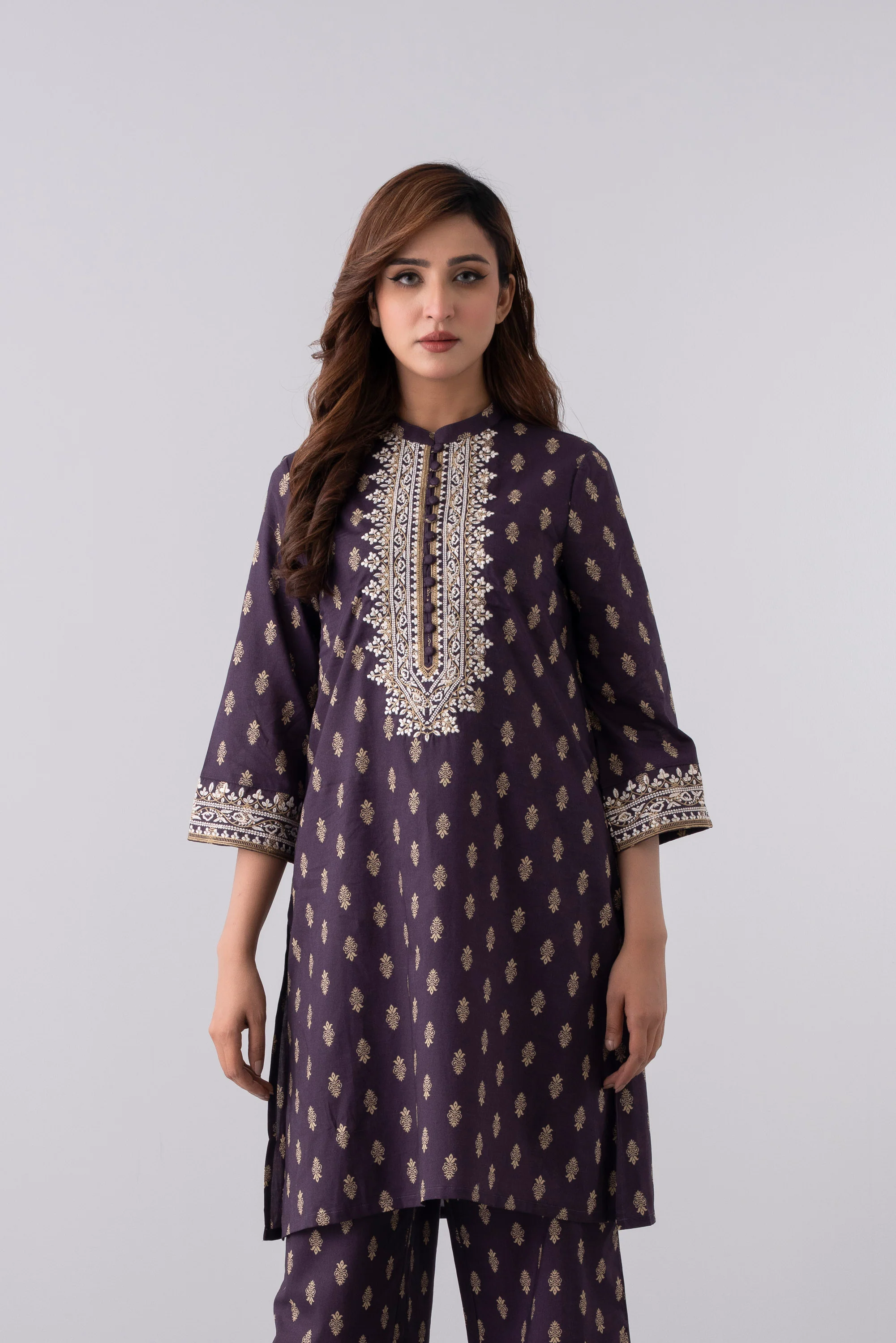 Smart Fit Embroidered Ethnic Kurta - Image 2