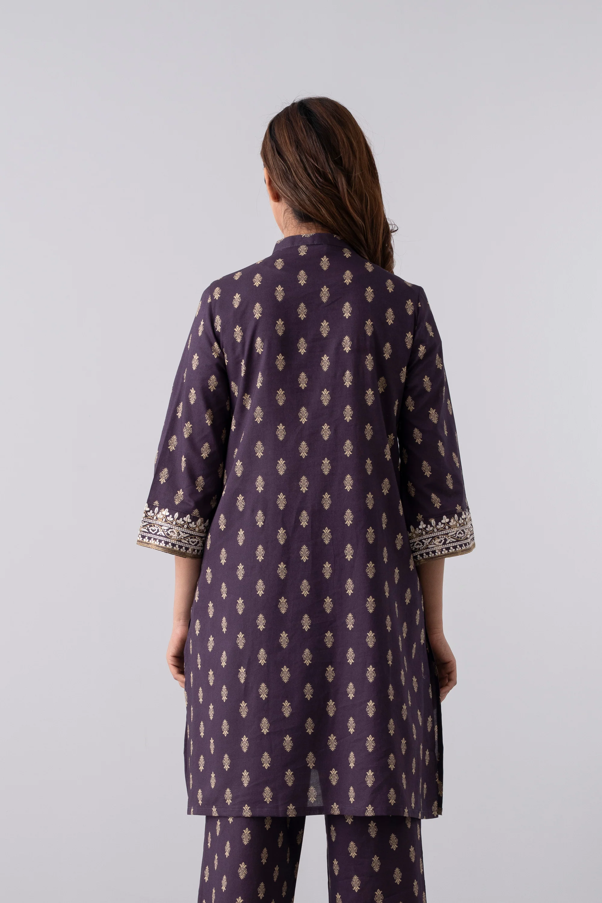 Smart Fit Embroidered Ethnic Kurta - Image 4