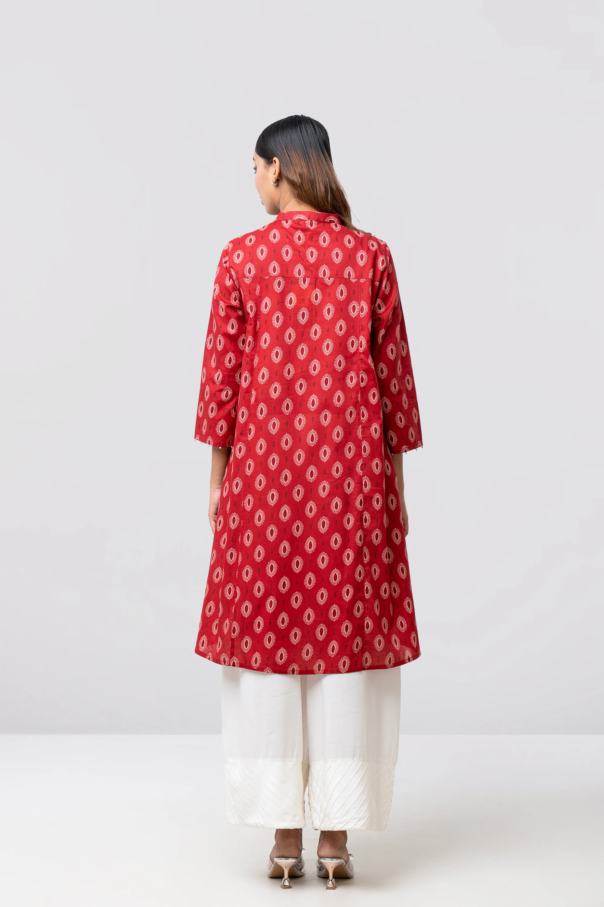 Smart Fit Embroidered Ethnic Kurta - Image 15