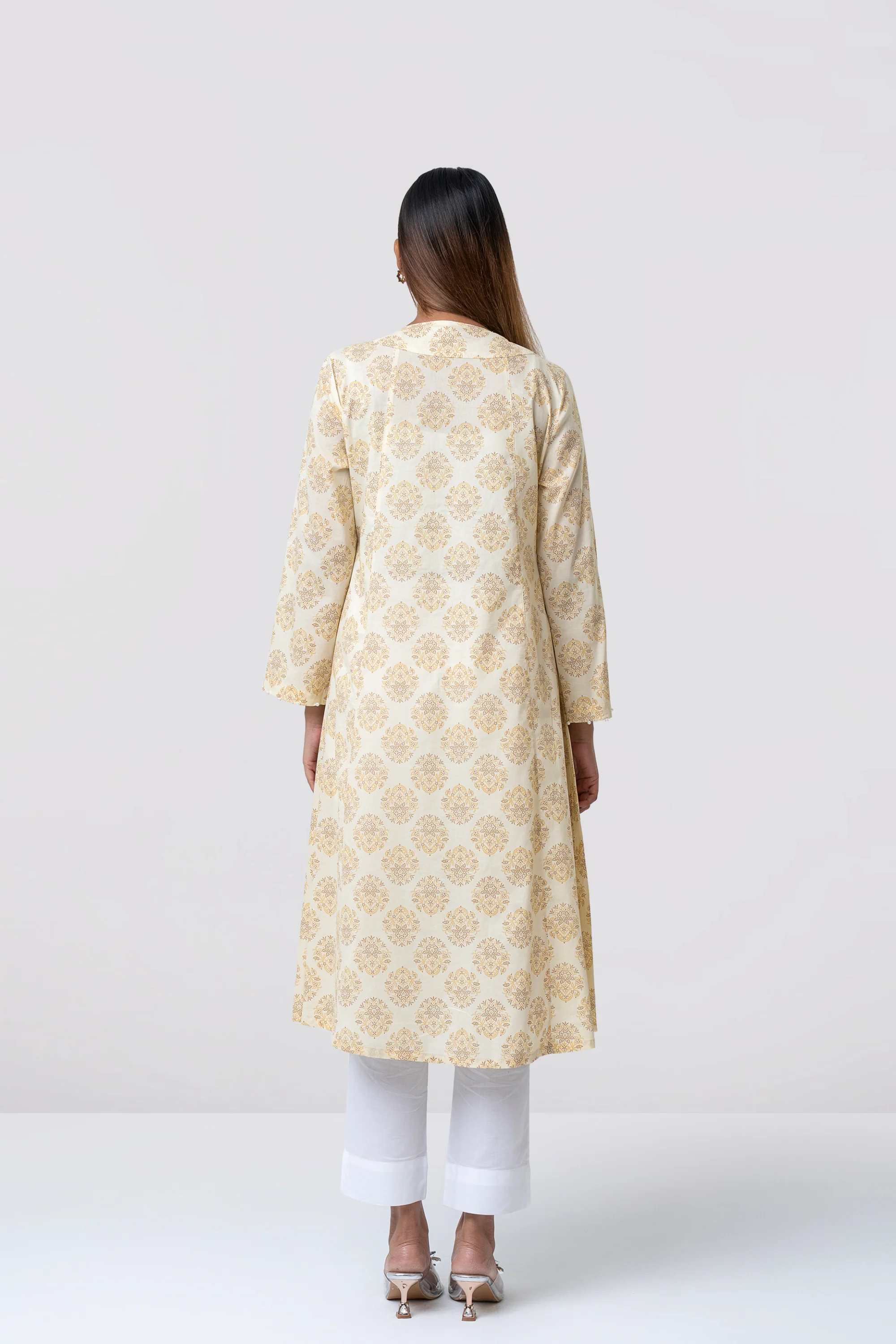 Smart Fit Printed Ethnic Kurta - Image 5