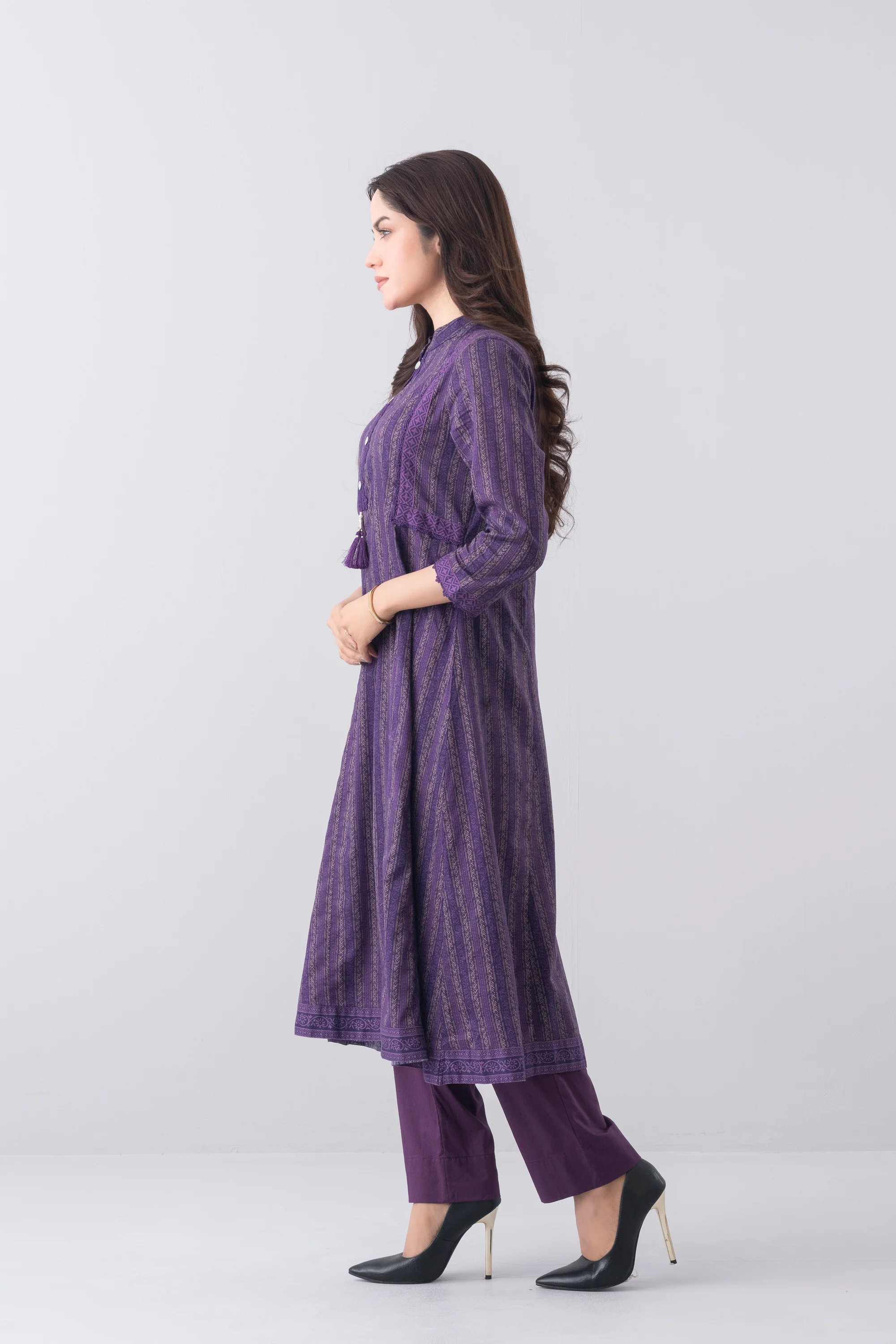 Smart Fit Printed Ethnic Kurta - Image 3