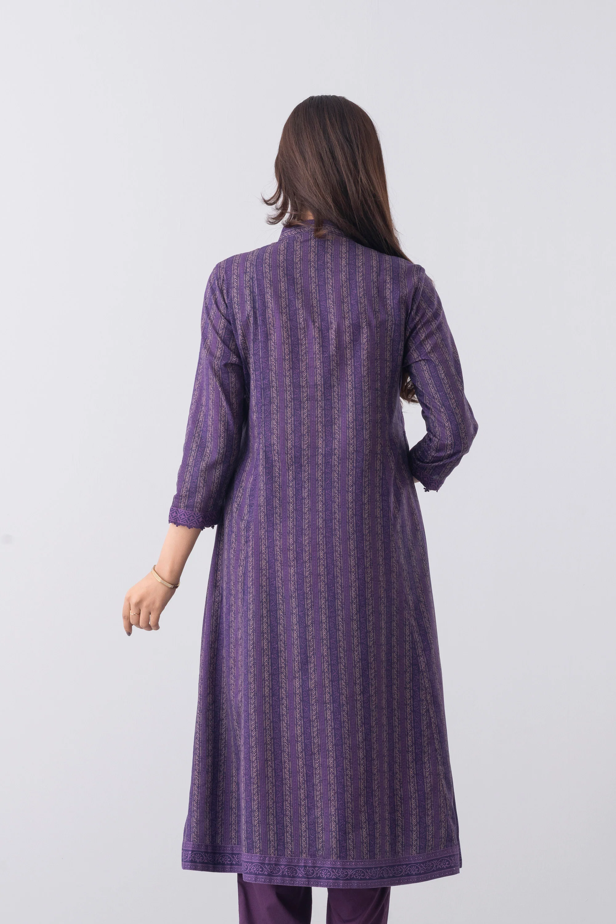 Smart Fit Printed Ethnic Kurta - Image 4