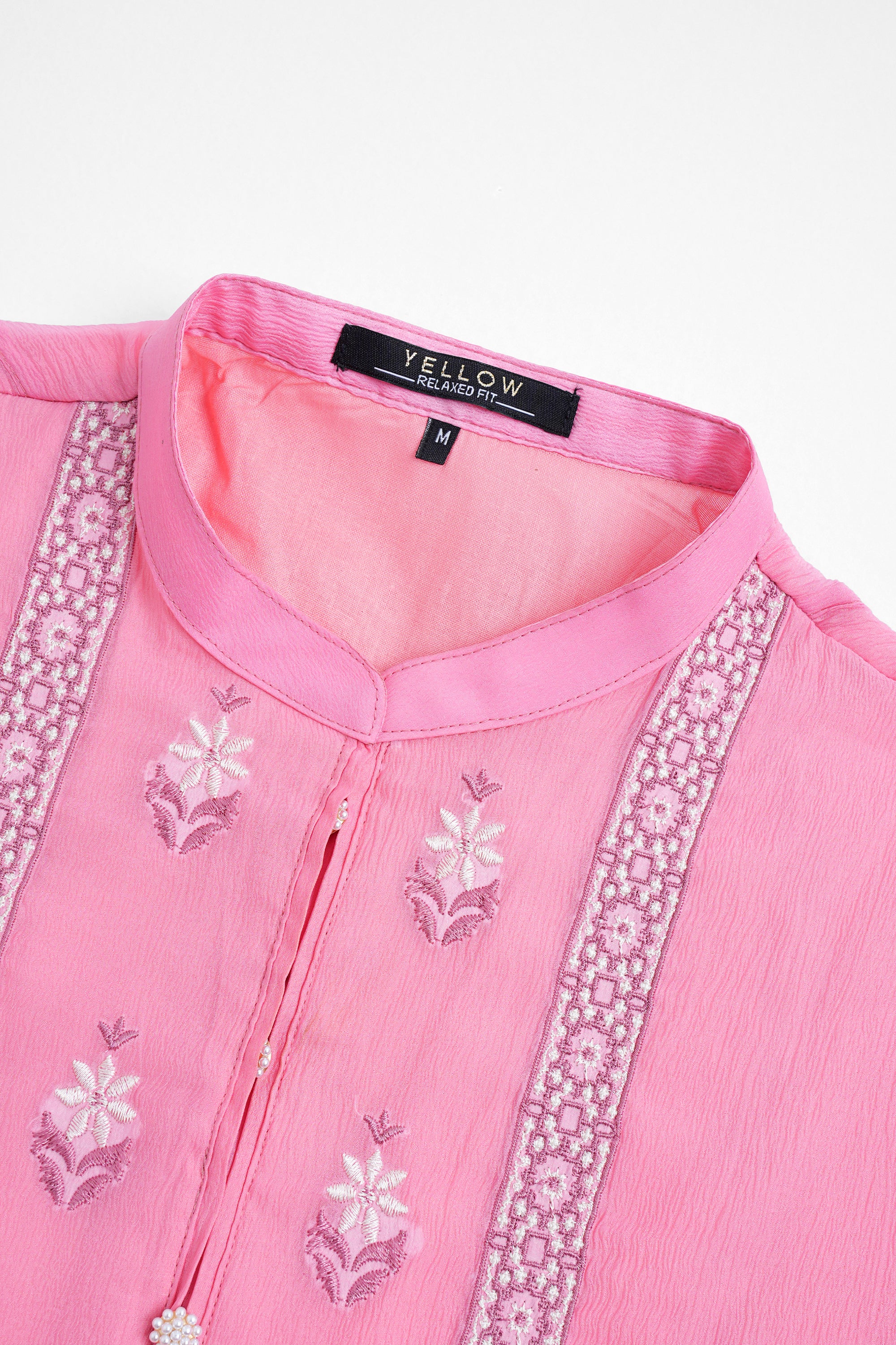 Relaxed Fit Embroidered Formal Ethnic Kurta - Image 11
