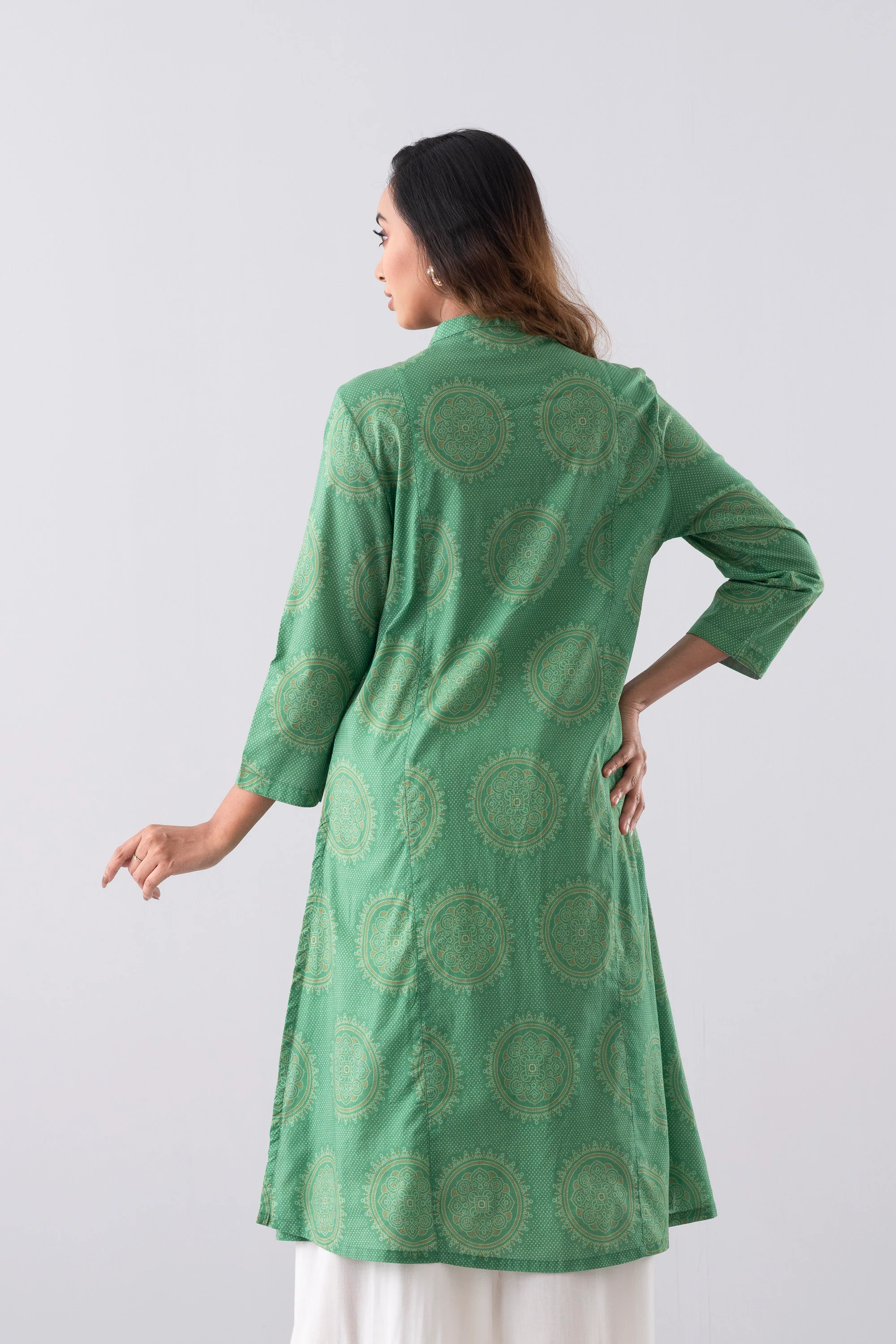 Relaxed Fit Printed Ethnic Kurta - Image 4