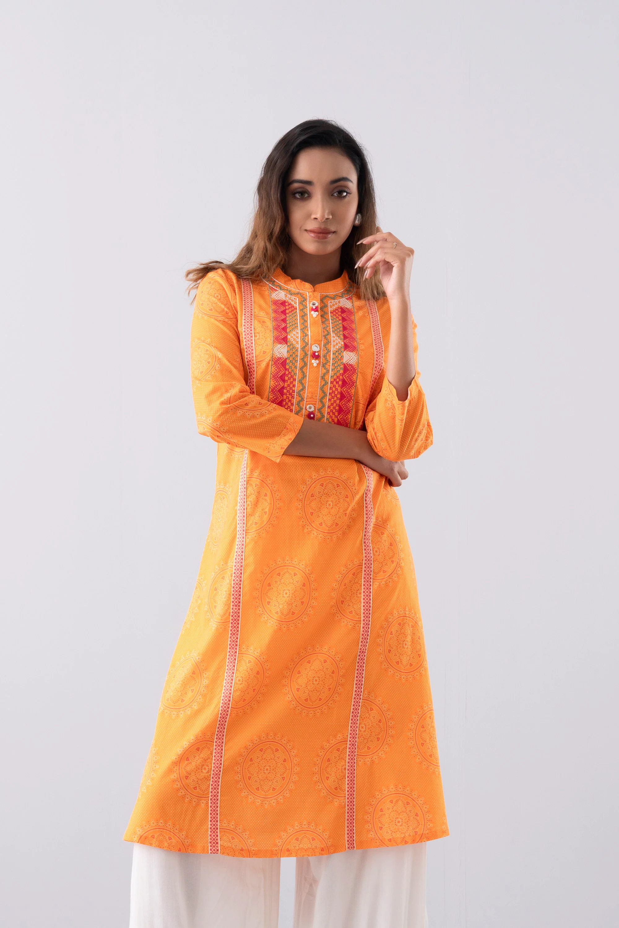 Relaxed Fit Printed Ethnic Kurta - Image 8