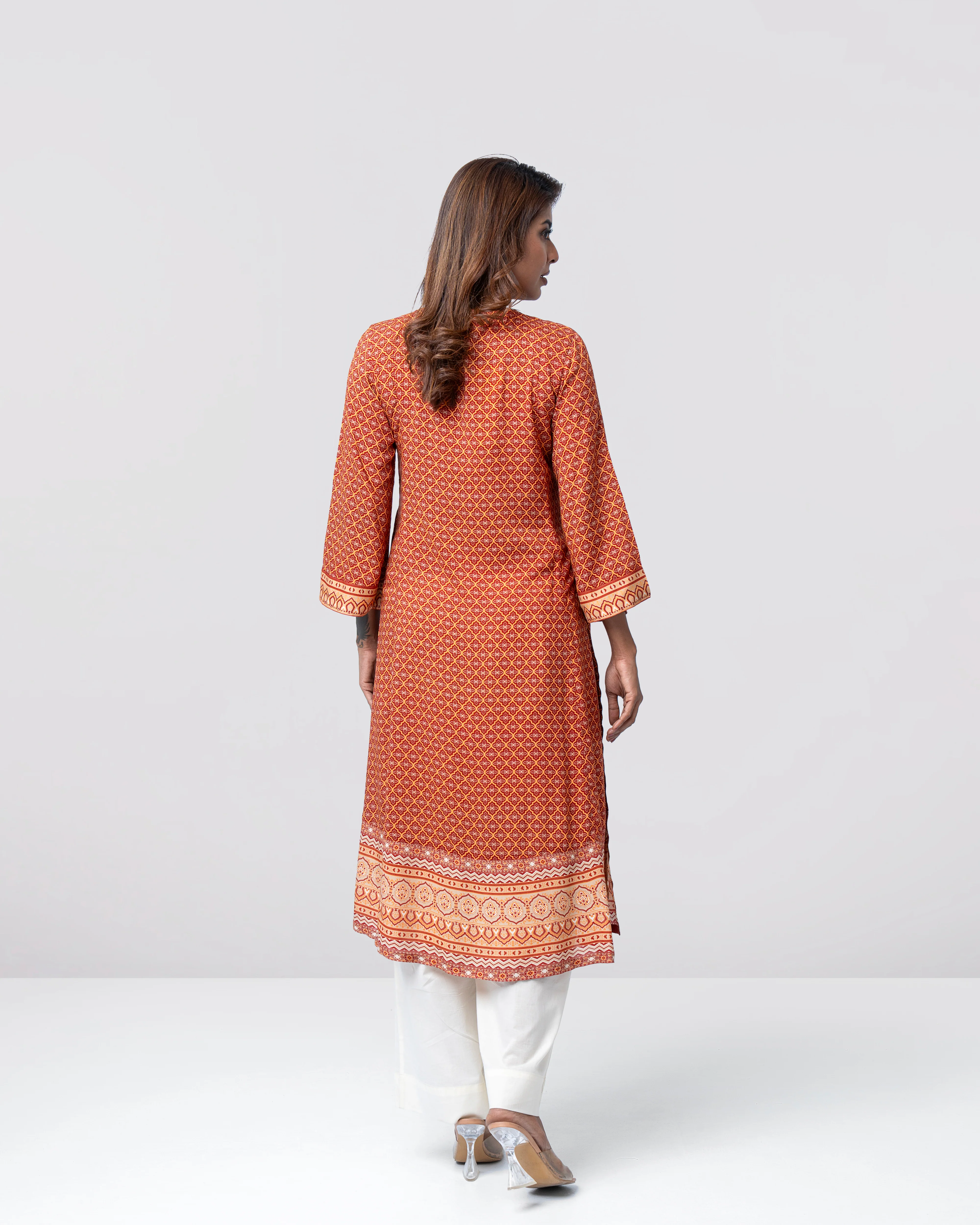 Smart Fit Embroirdered Viscose Ethnic Kurta - Image 13