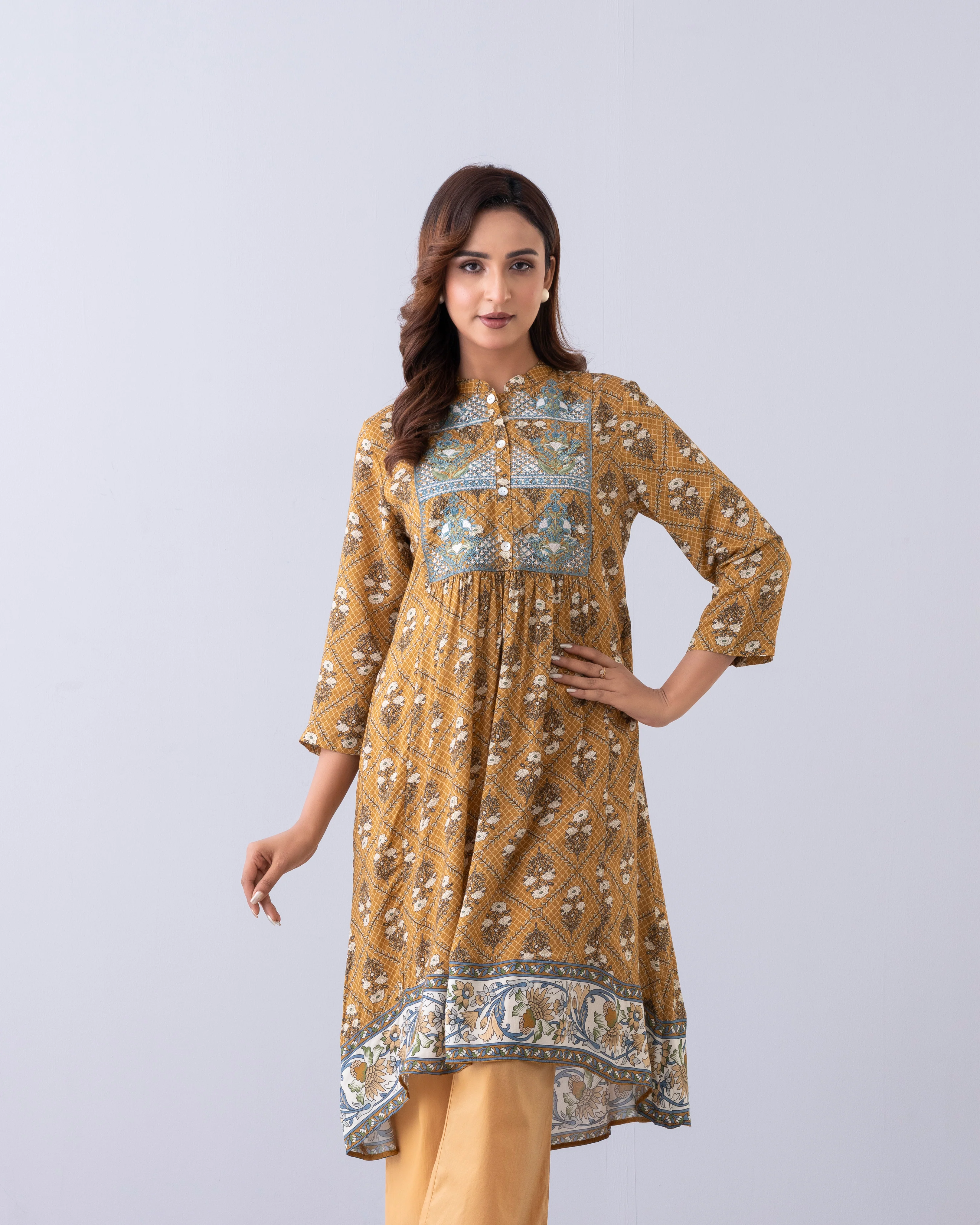 Smart Fit One-Piece Ethnic Kurta - Image 3