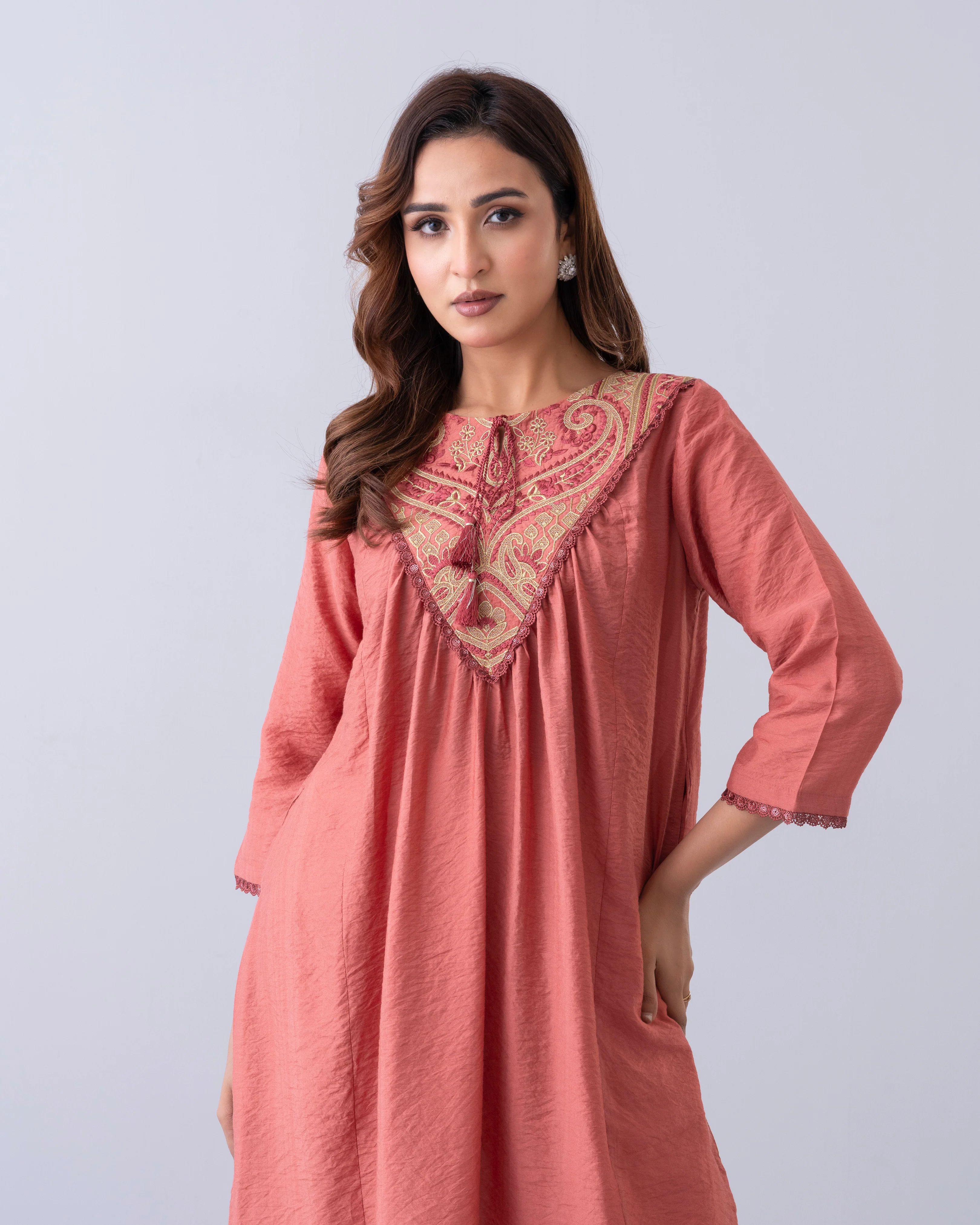 Smart Fit One-Piece Ethnic Kurta - Image 2