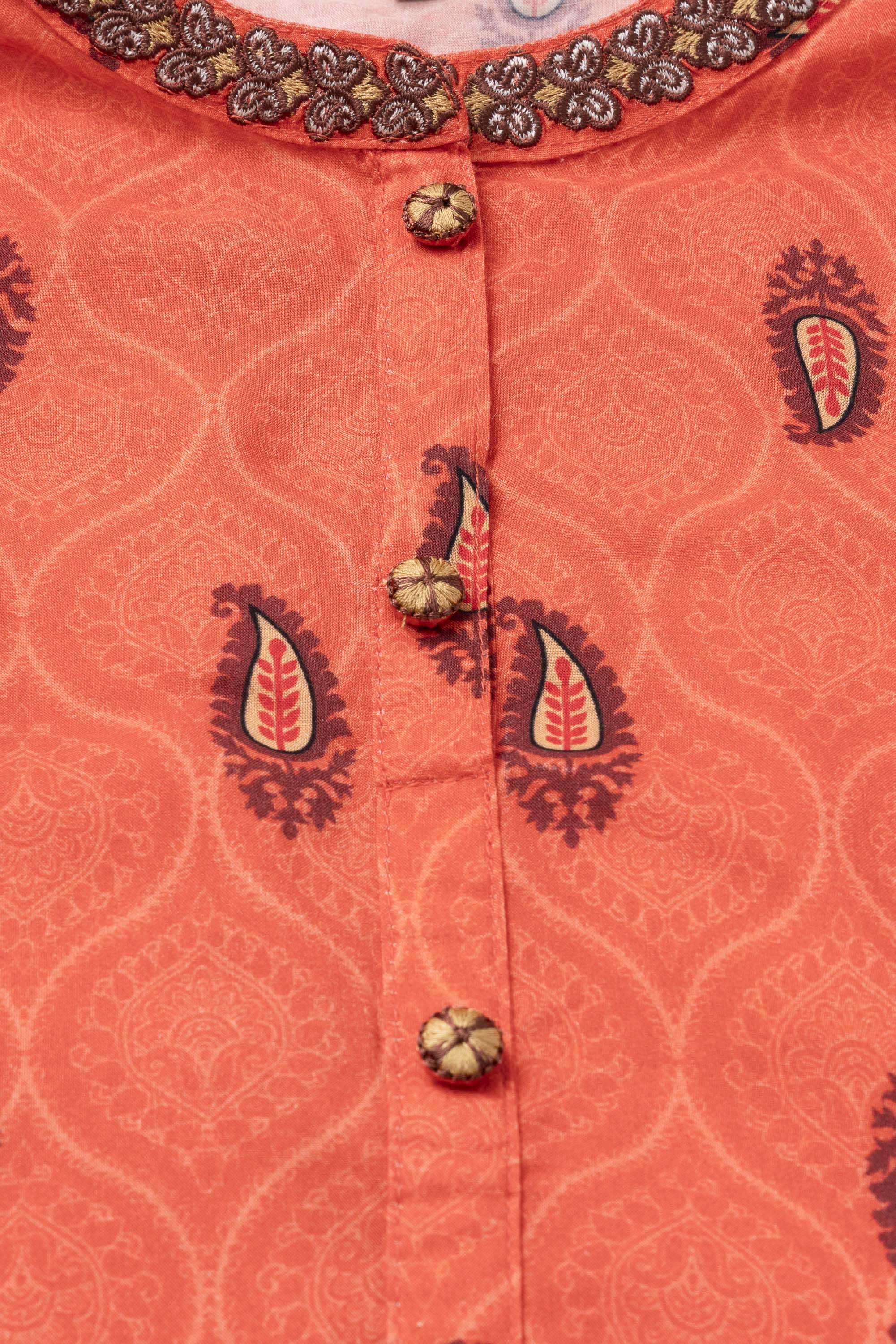 Smart Fit Embroidered Ethnic Kurti - Image 6