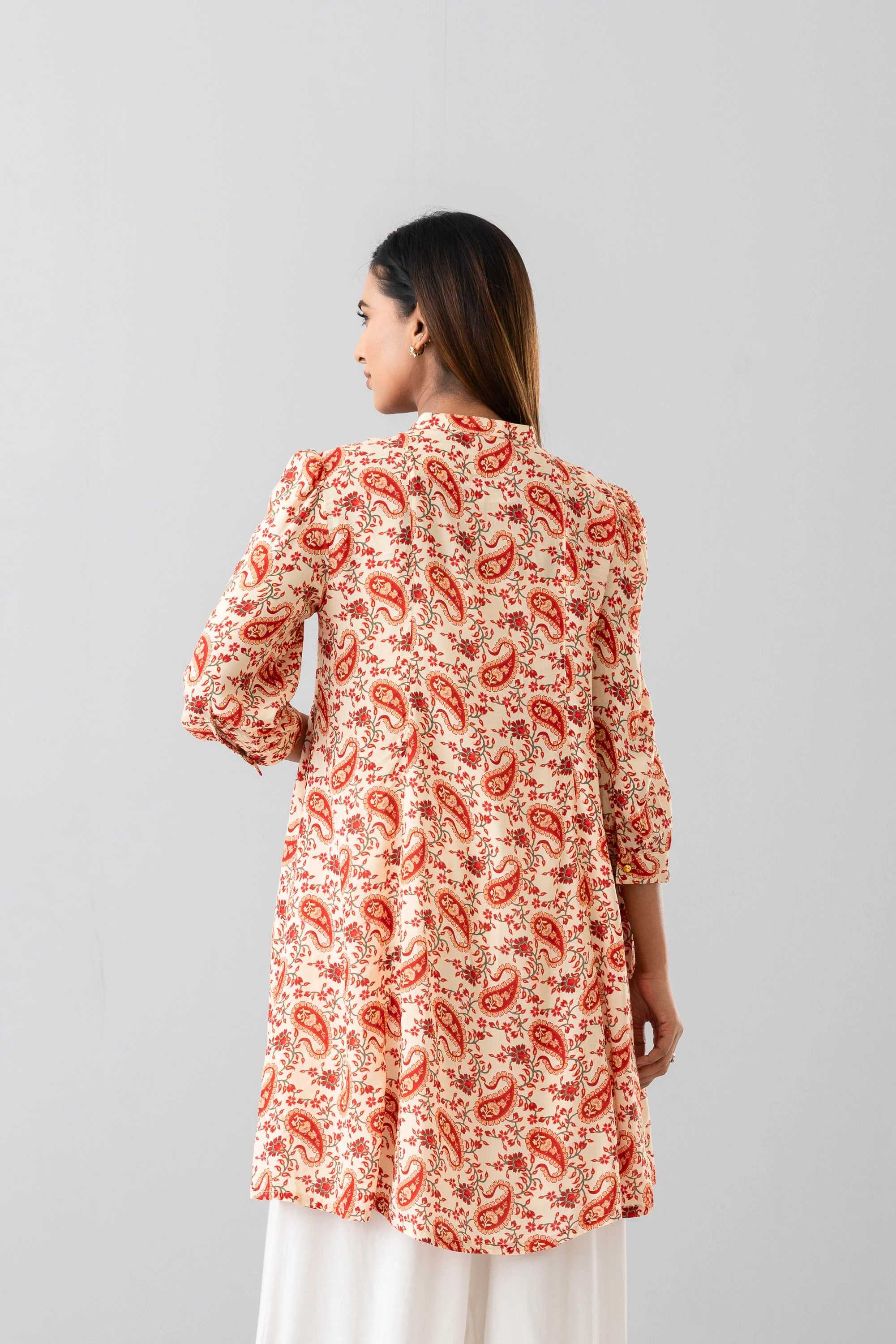 Smart Fit Embroidered Viscose Ethnic Kurti - Image 10