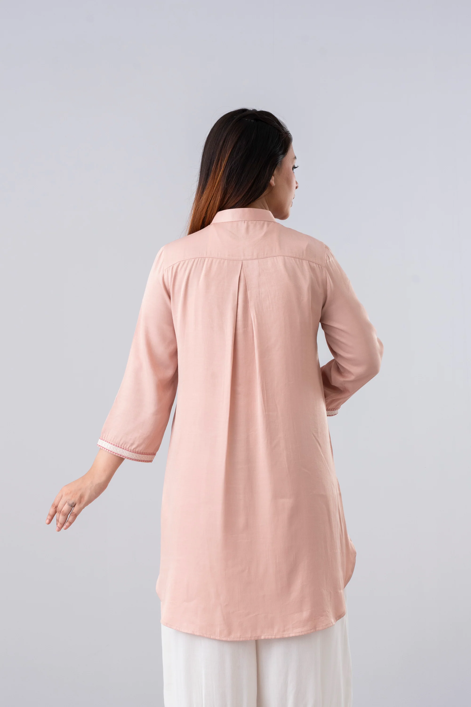 Smart Fit Embroidered Ethnic Kurti - Image 4