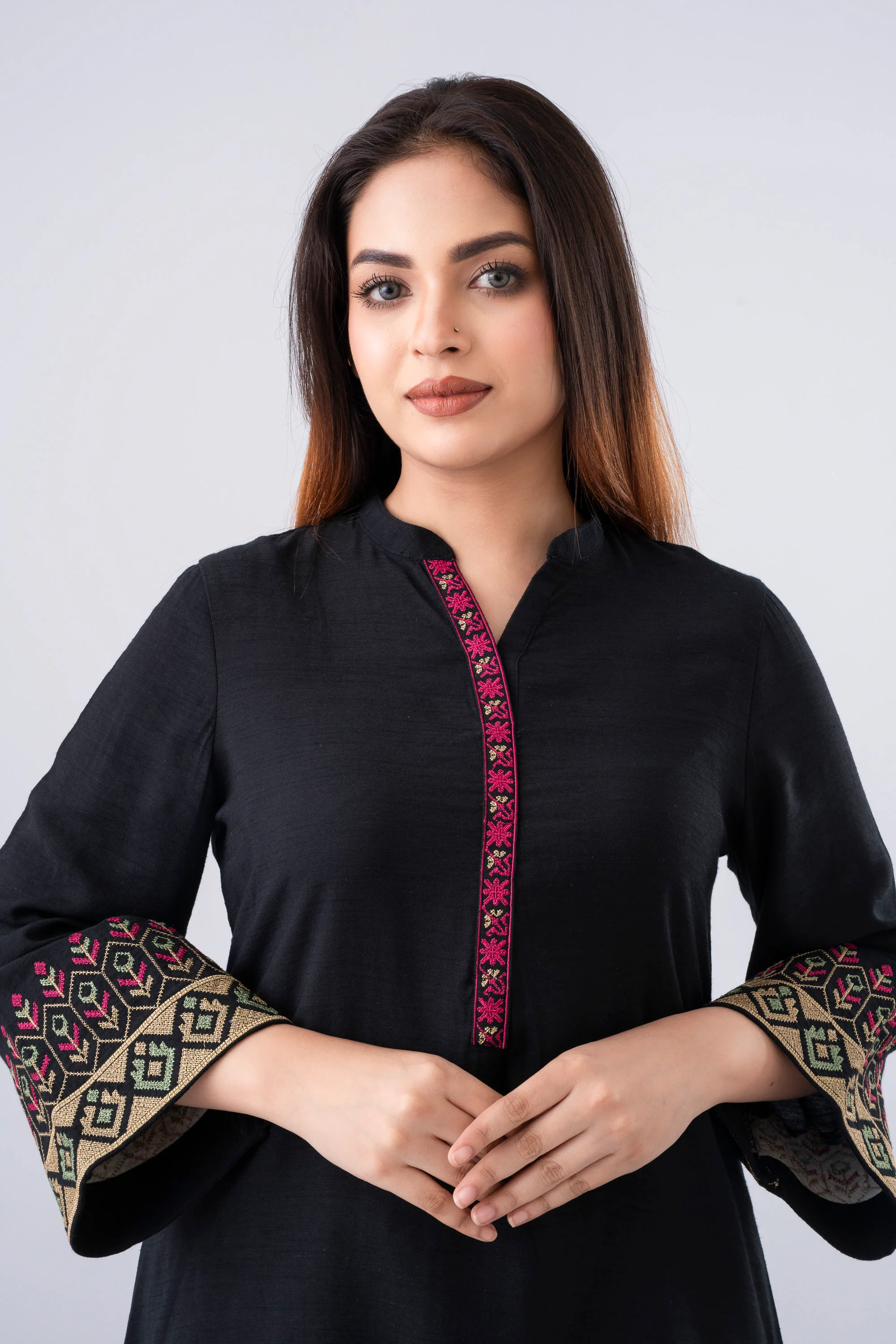 Smart Fit Embroidered Ethnic Kurti - Image 5