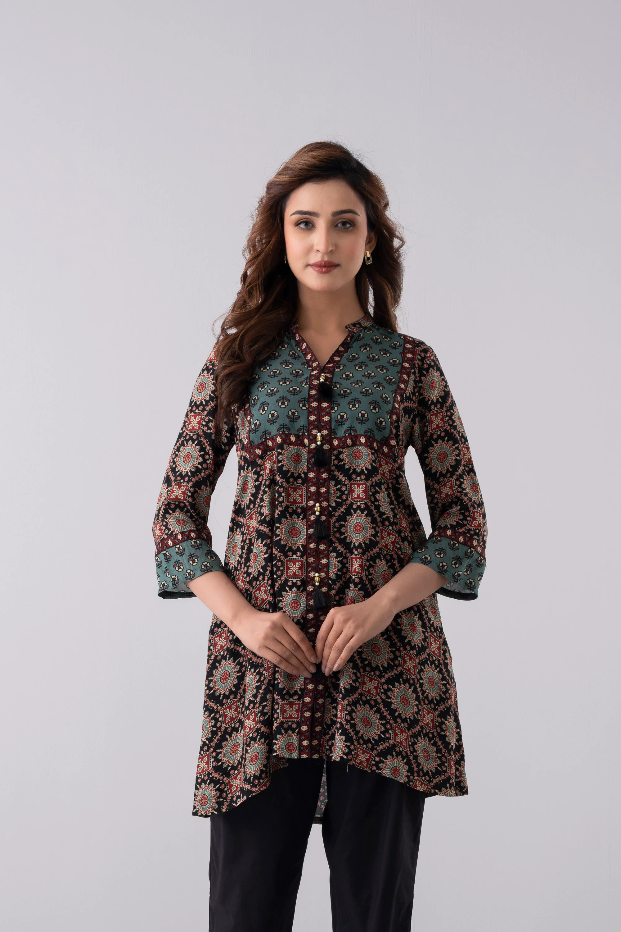 Smart Fit Printed Ethnic Kurti - Image 10