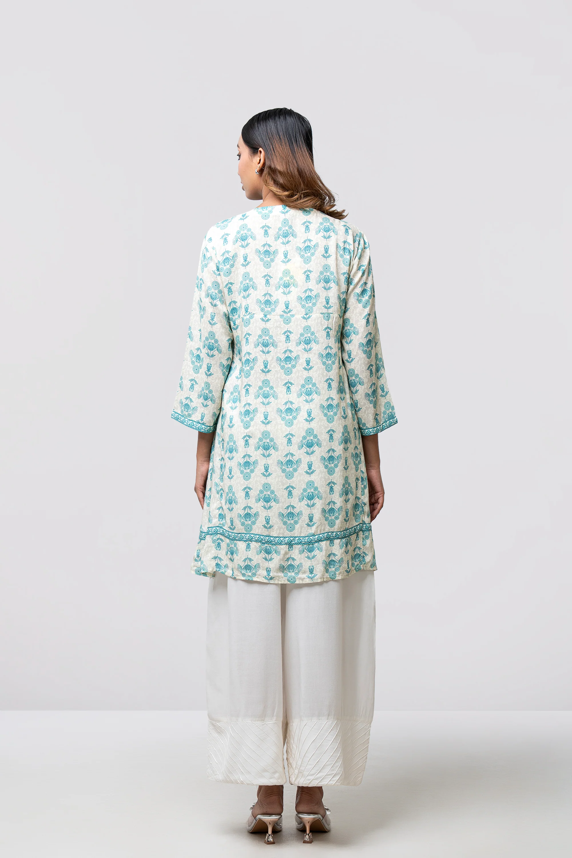 Smart Fit Embroidered Ethnic Kurti - Image 7