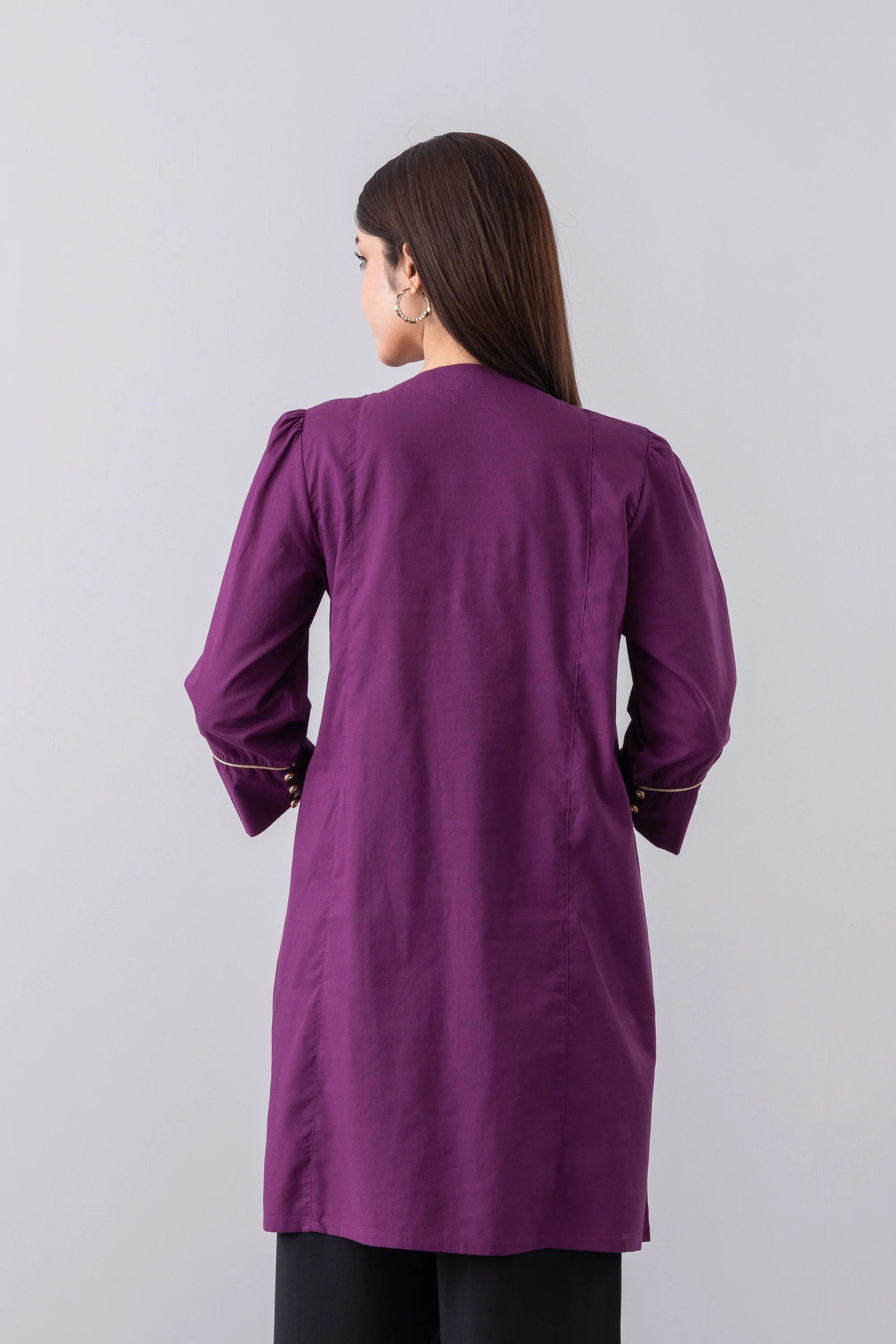 Smart Fit Embroidered Ethnic Kurti - Image 16