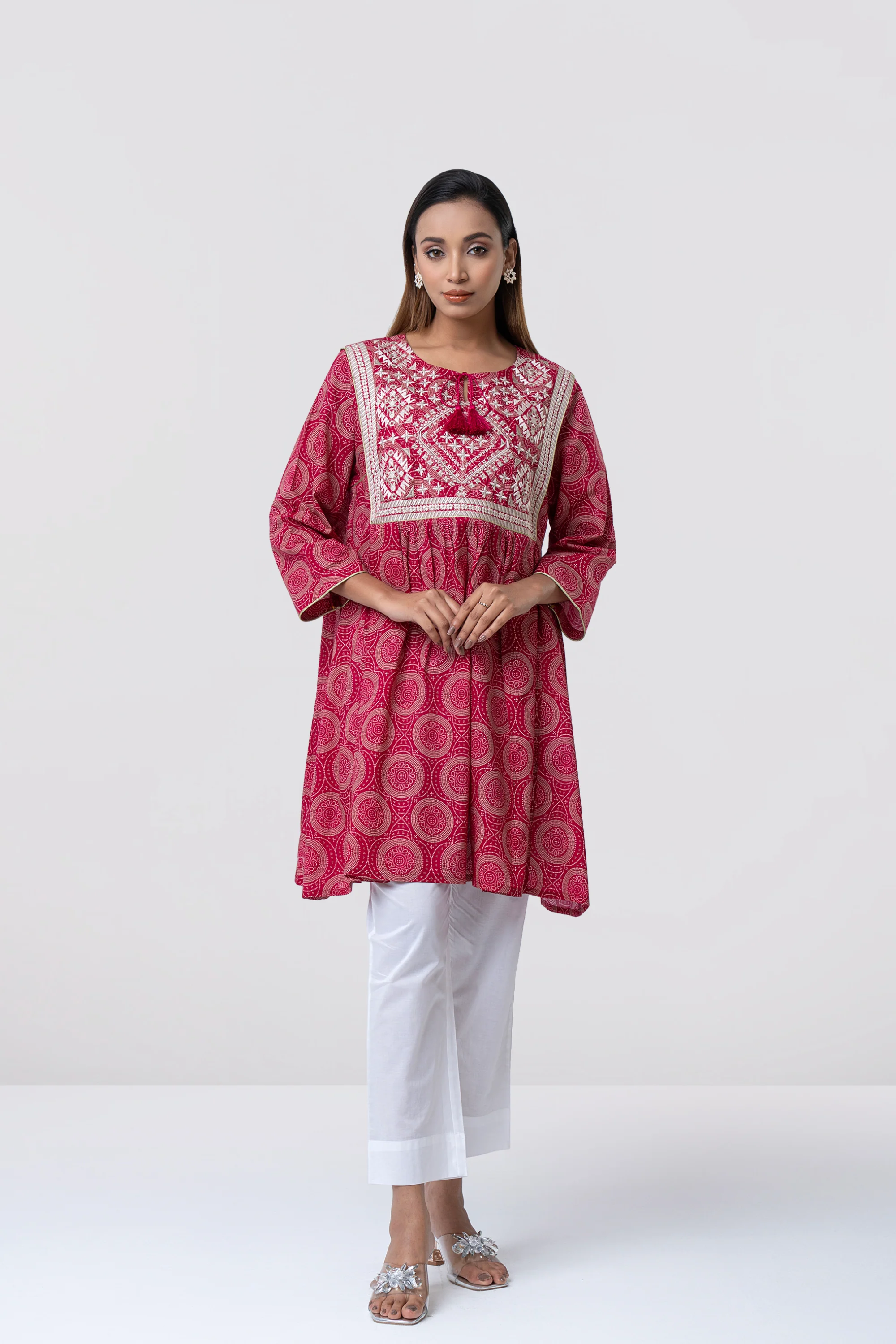 Relaxed Fit Printed Ethnic Kurti - Image 9