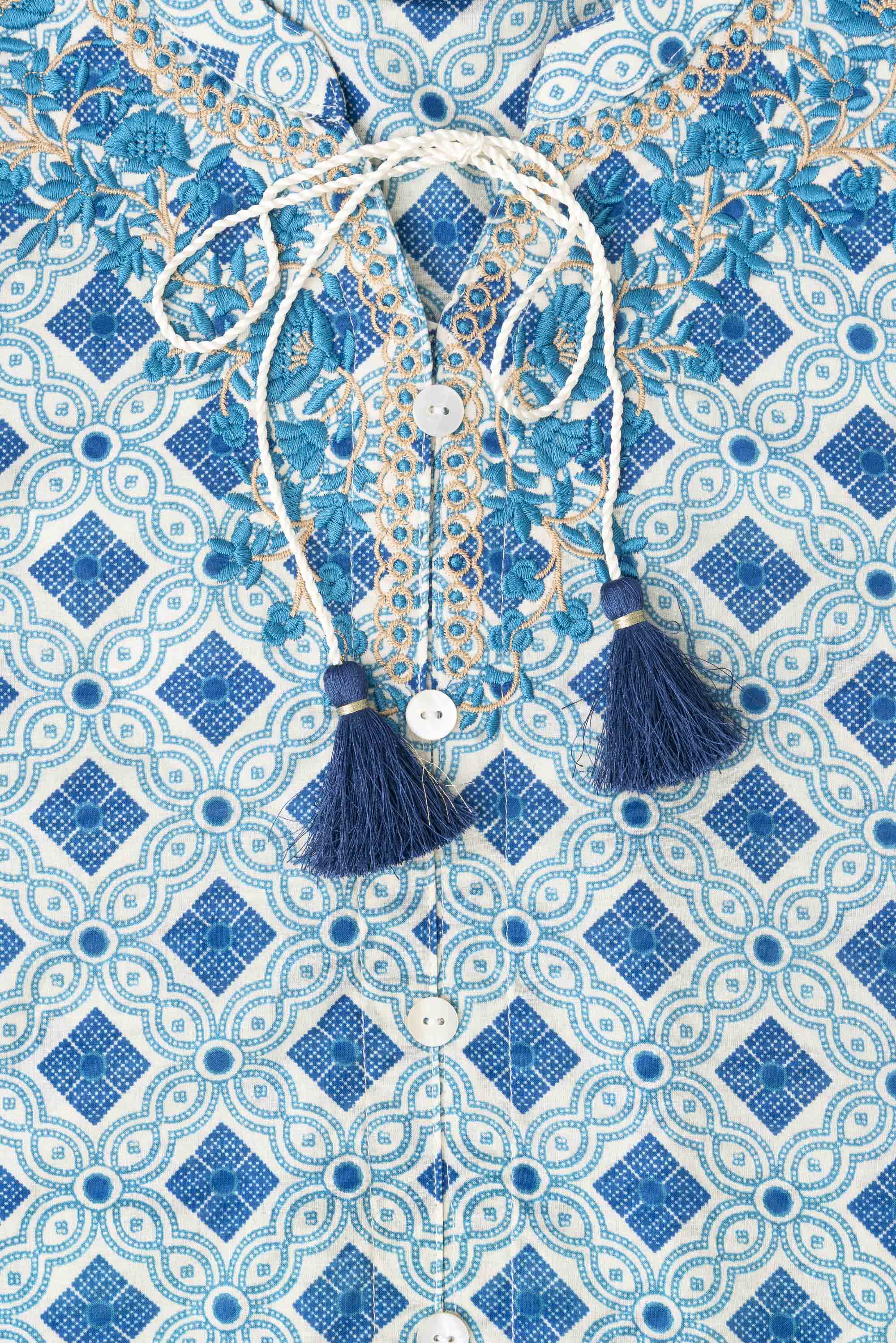 Smart Fit Embroidered Ethnic Kurti - Image 6