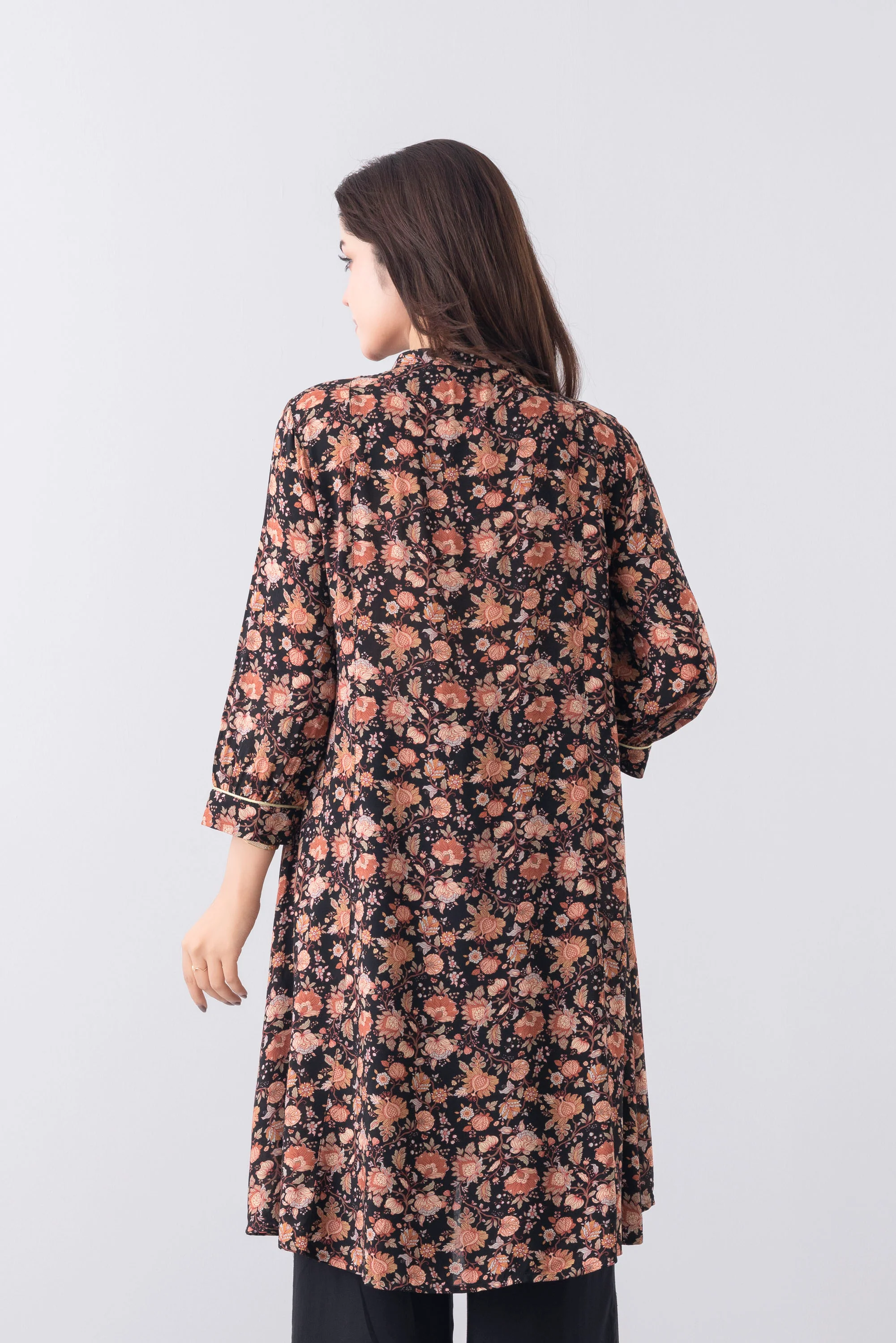 Smart Fit Printed Viscose Ethnic Kurti - Image 10