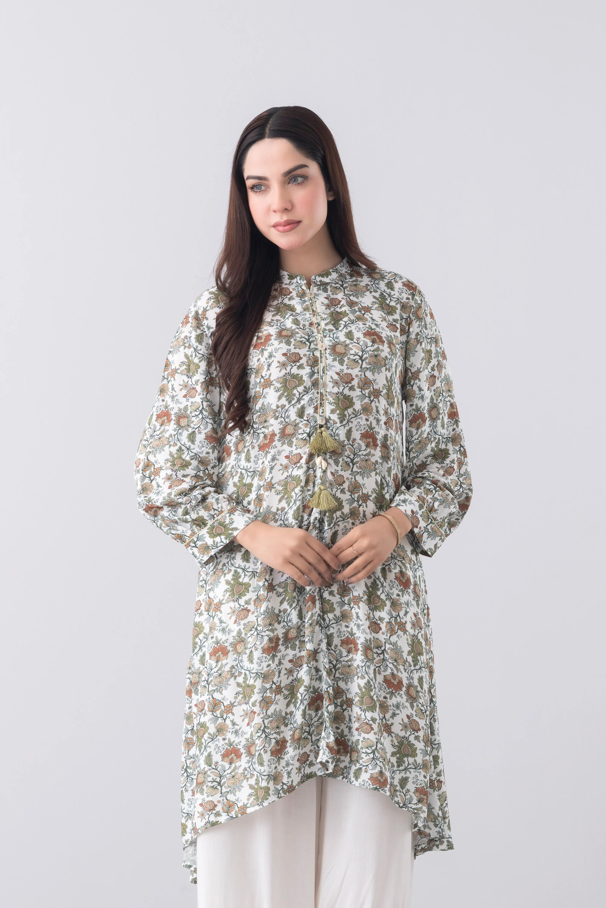 Smart Fit Printed Viscose Ethnic Kurti - Image 14