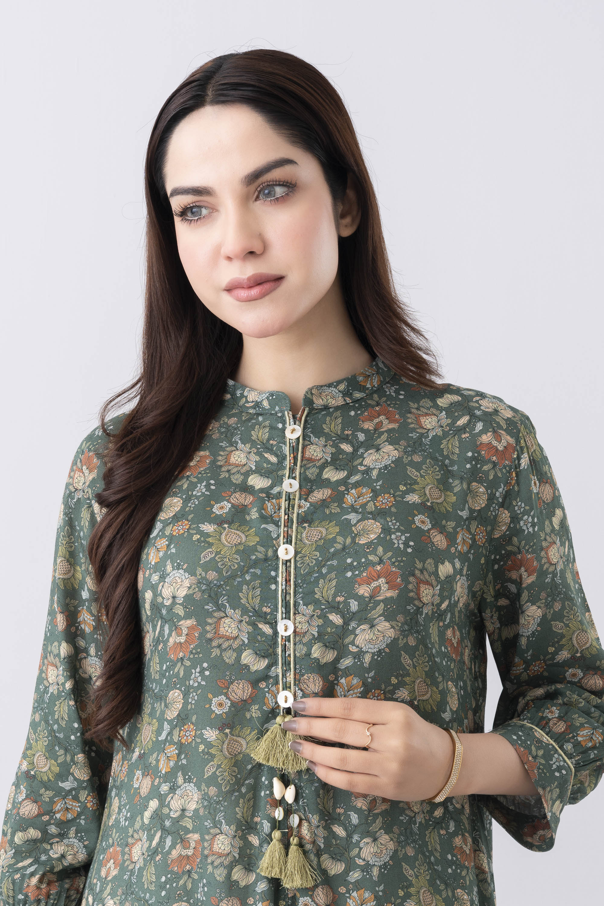 Smart Fit Printed Viscose Ethnic Kurti - Image 5