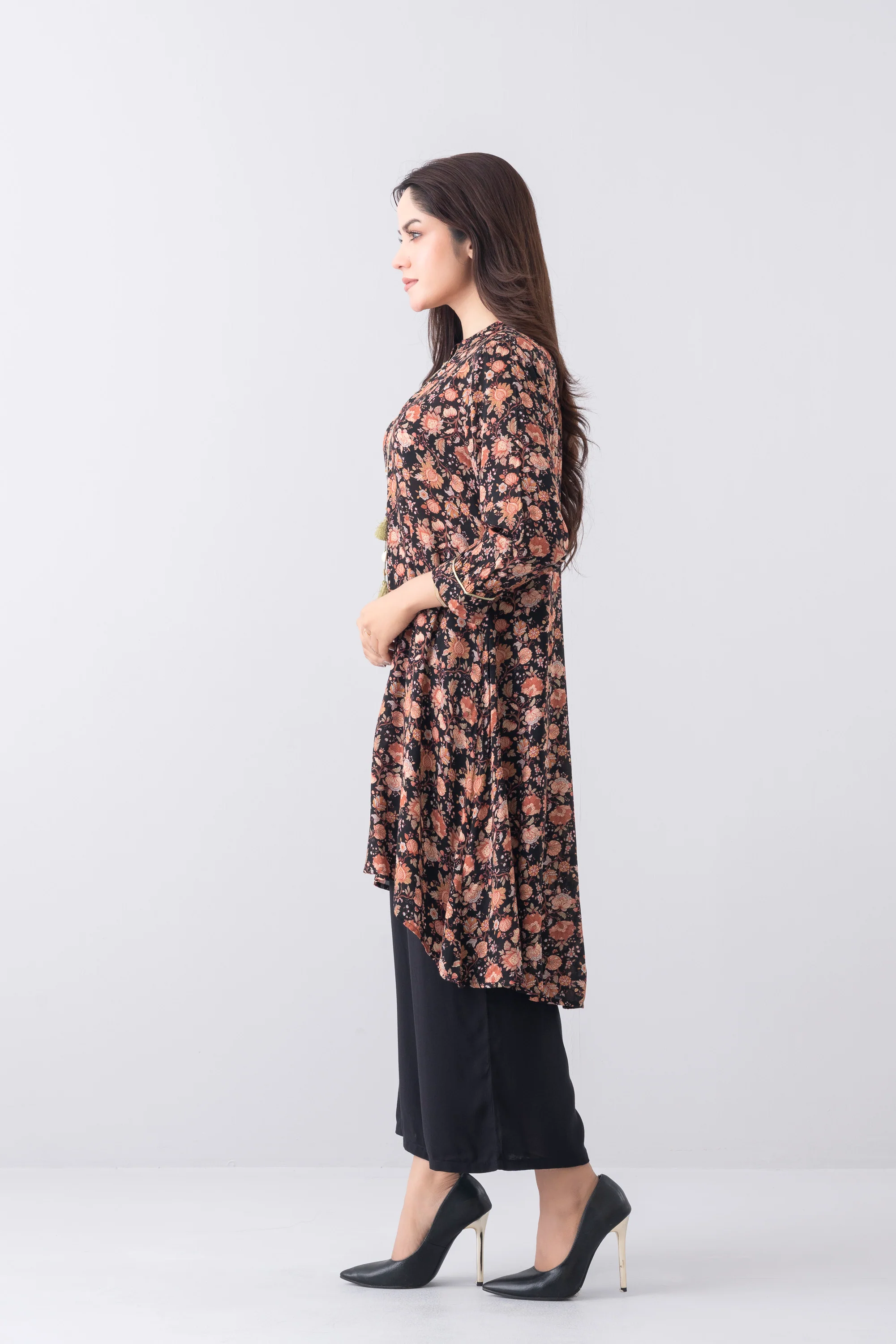 Smart Fit Printed Viscose Ethnic Kurti - Image 9