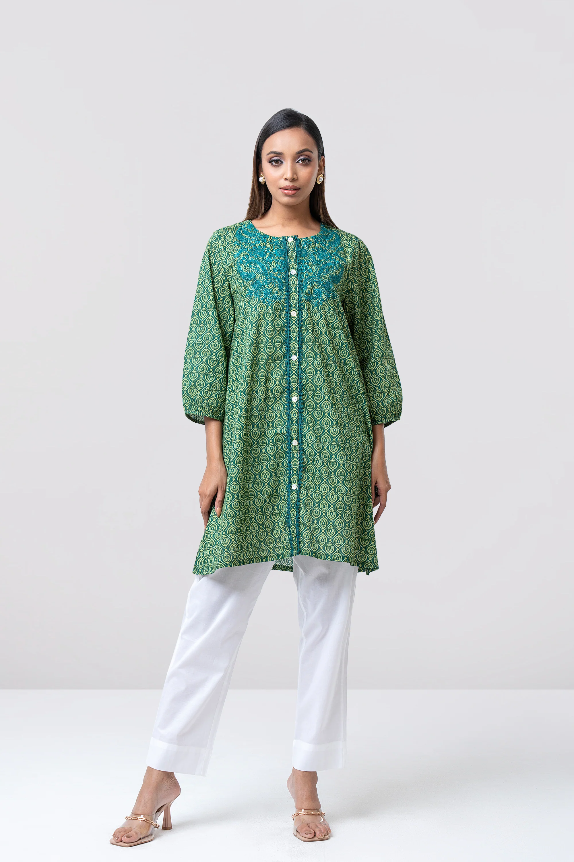 Smart Fit Allover Printed Ethnic Kurti - Image 10