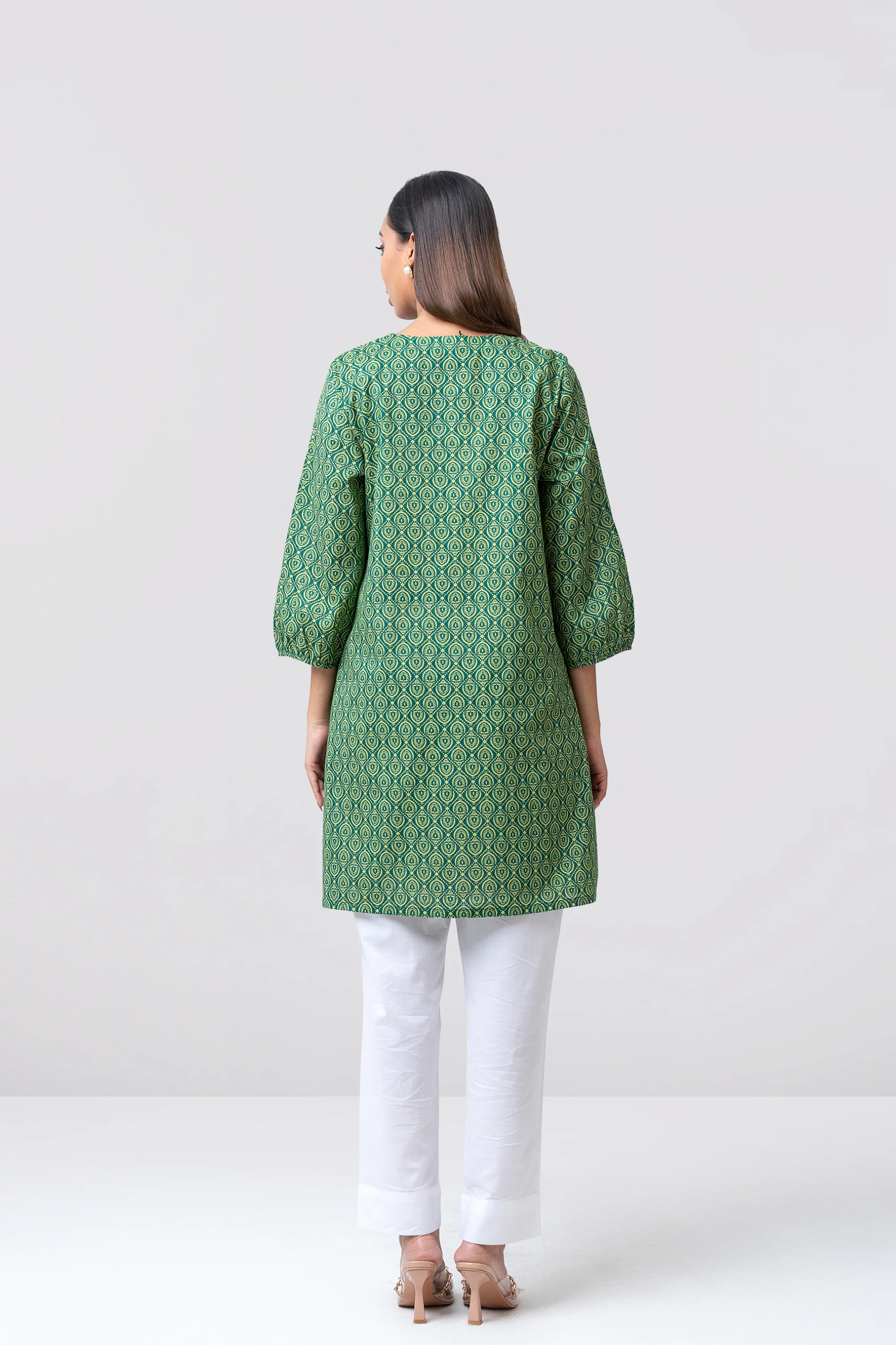 Smart Fit Allover Printed Ethnic Kurti - Image 11