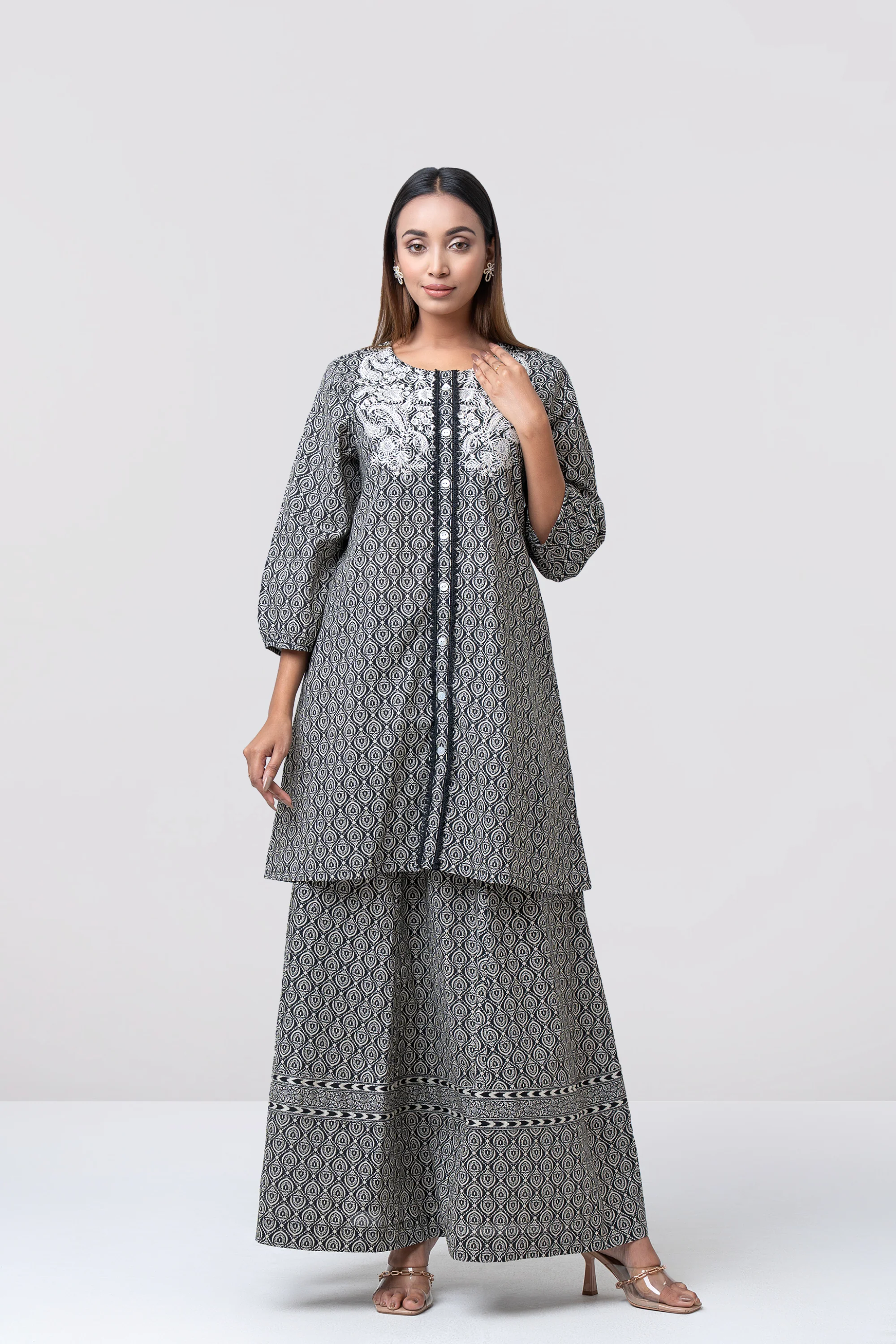 Smart Fit Allover Printed Ethnic Kurti - Image 2