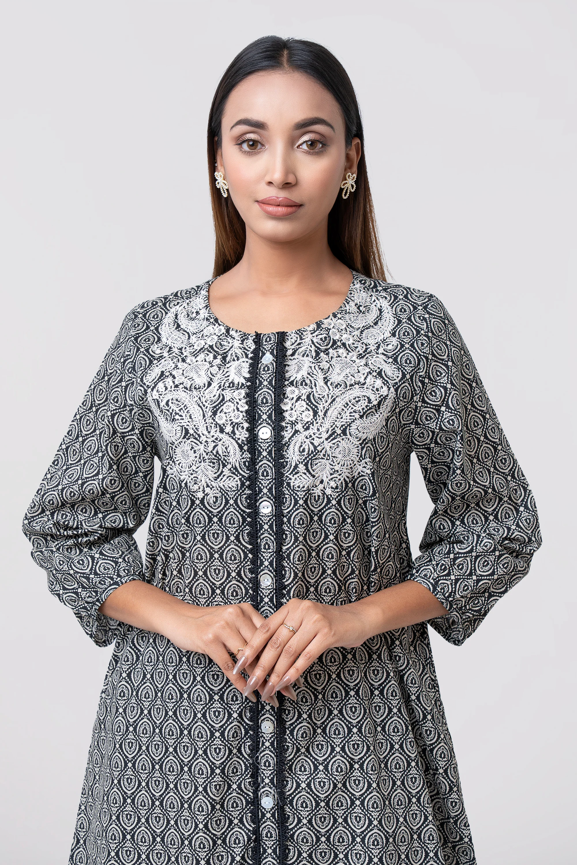 Smart Fit Allover Printed Ethnic Kurti - Image 5