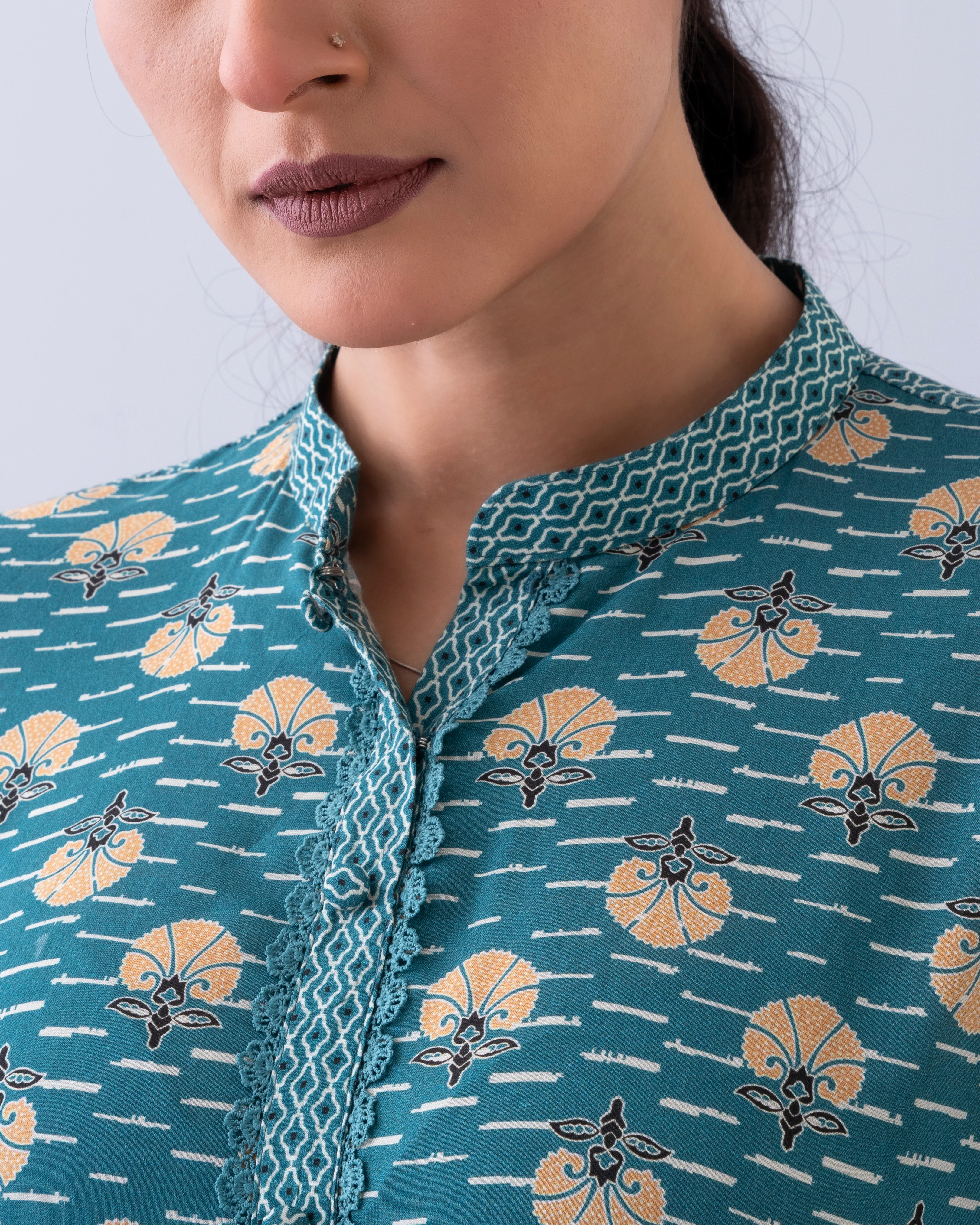 Smart Fit Allover Printed Ethnic Kurti - Image 6