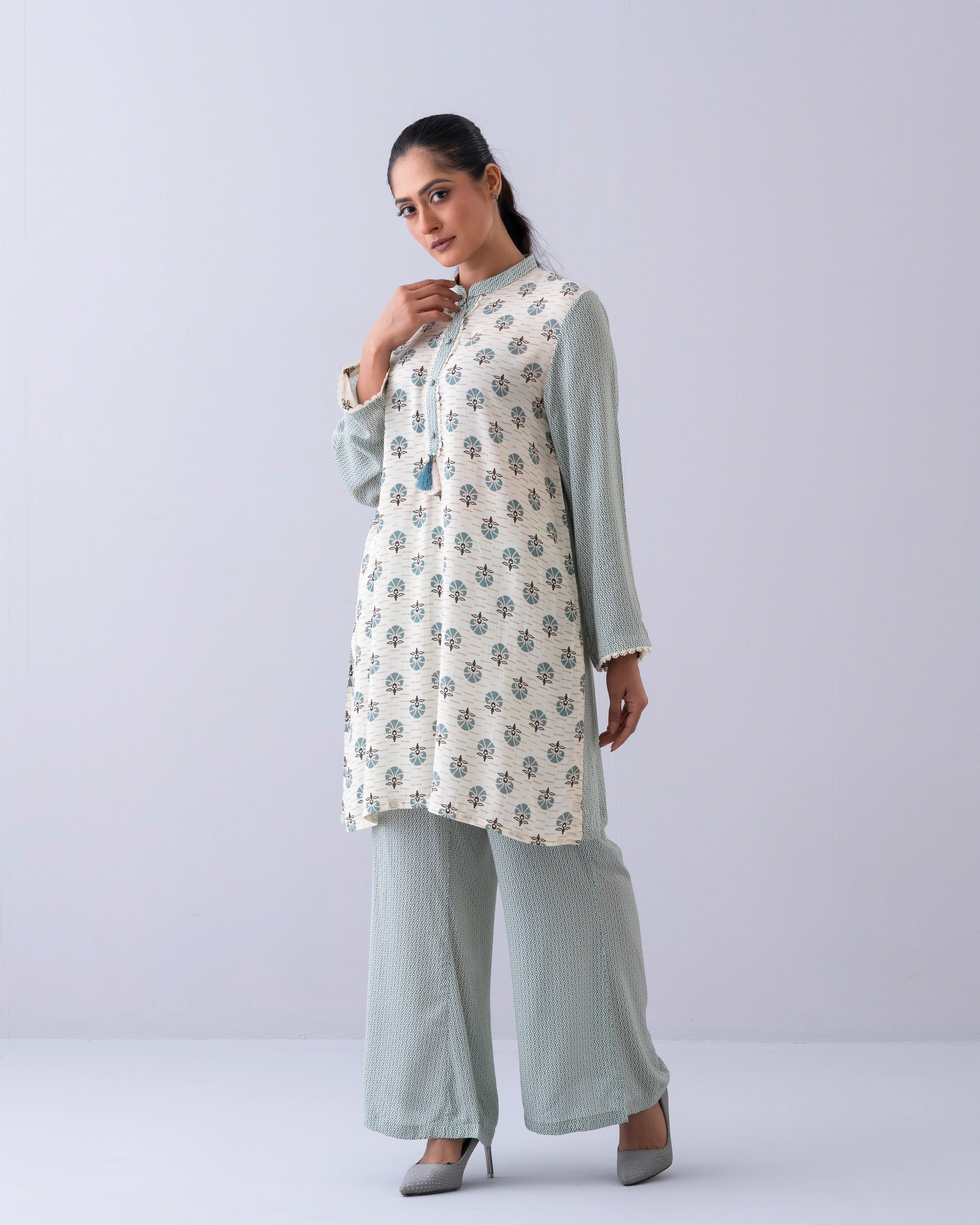 Smart Fit Allover Printed Ethnic Kurti - Image 8