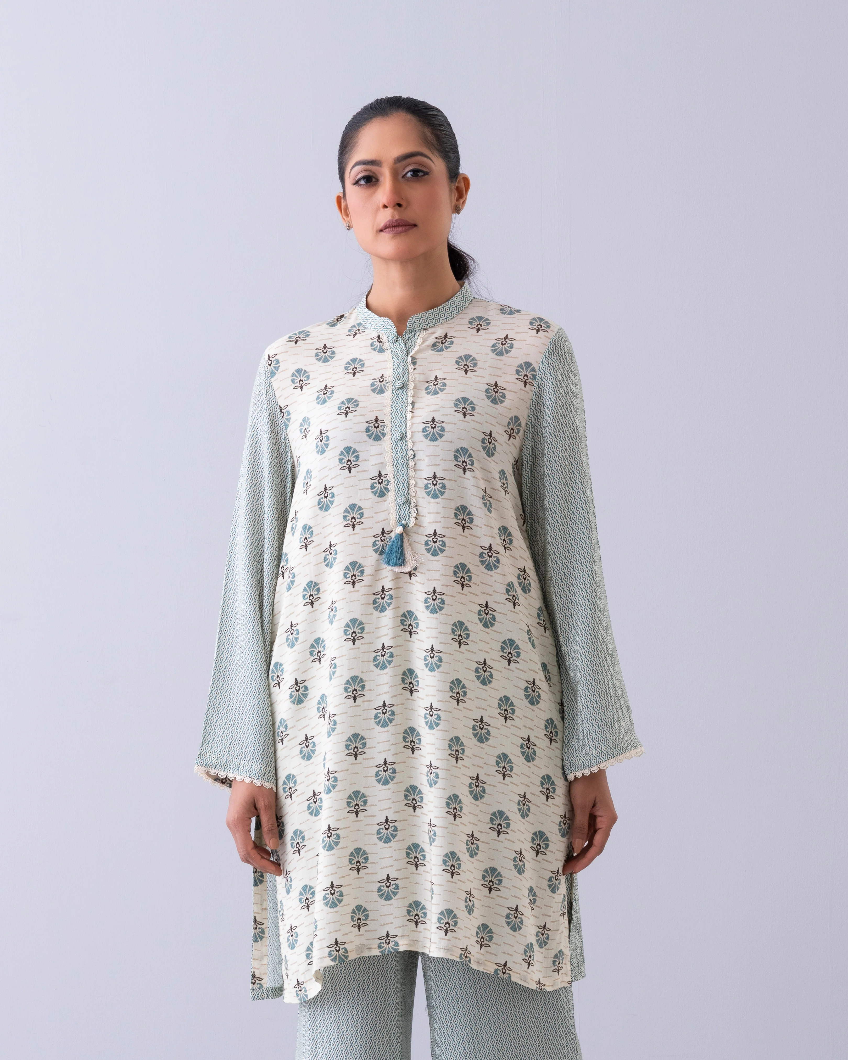 Smart Fit Allover Printed Ethnic Kurti - Image 9