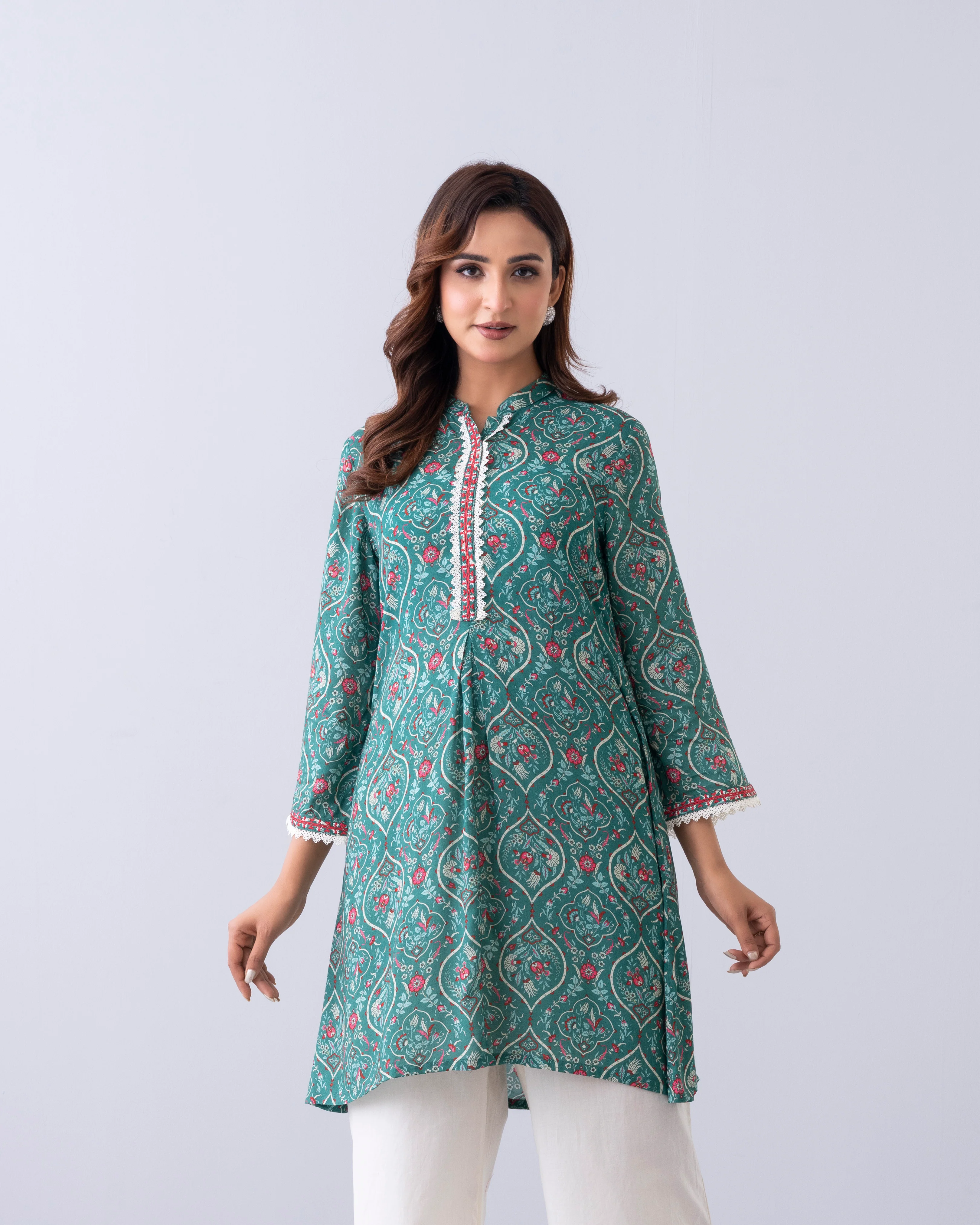 Smart Fit Printed Ethnic Kurti - Image 10