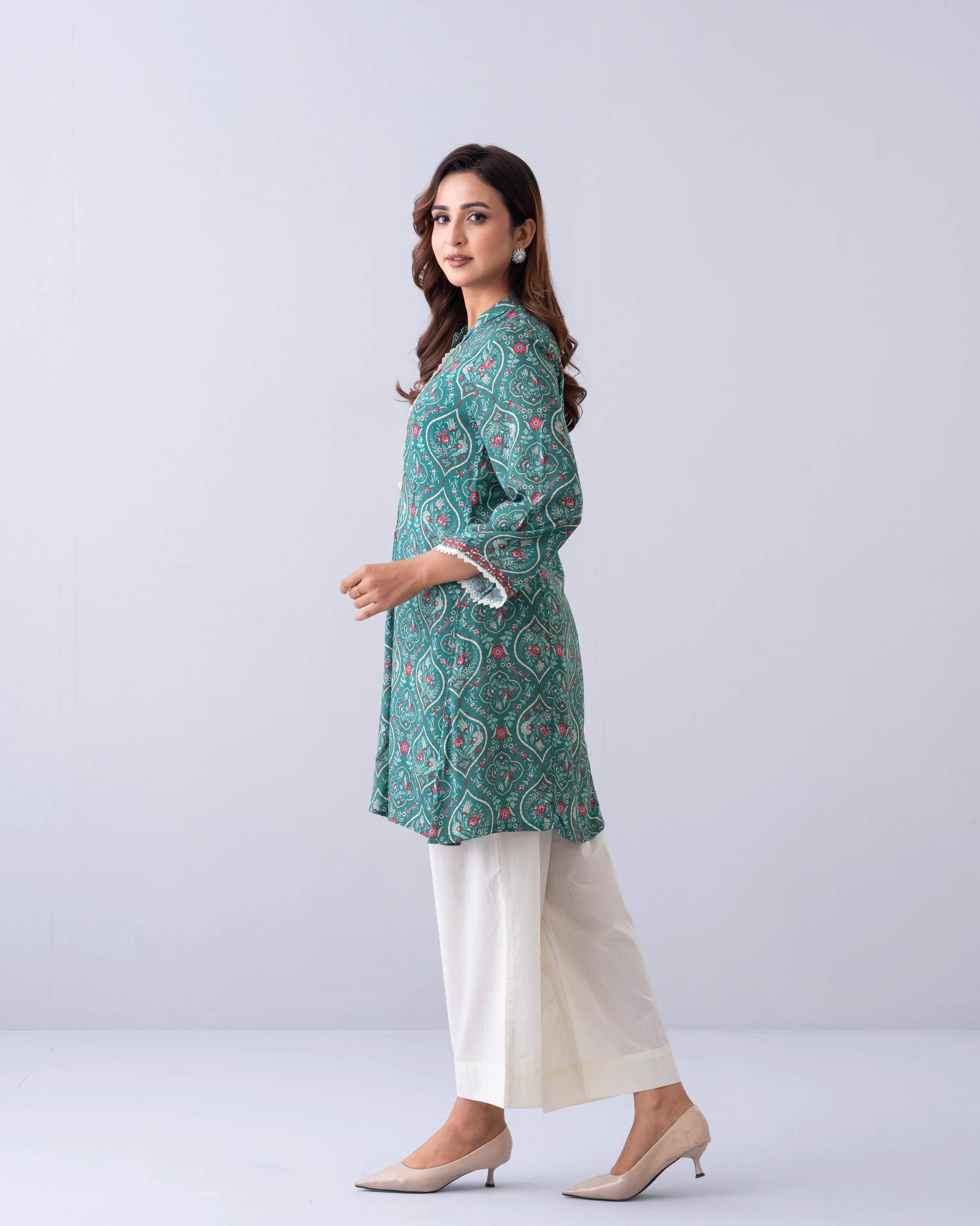 Smart Fit Printed Ethnic Kurti - Image 11
