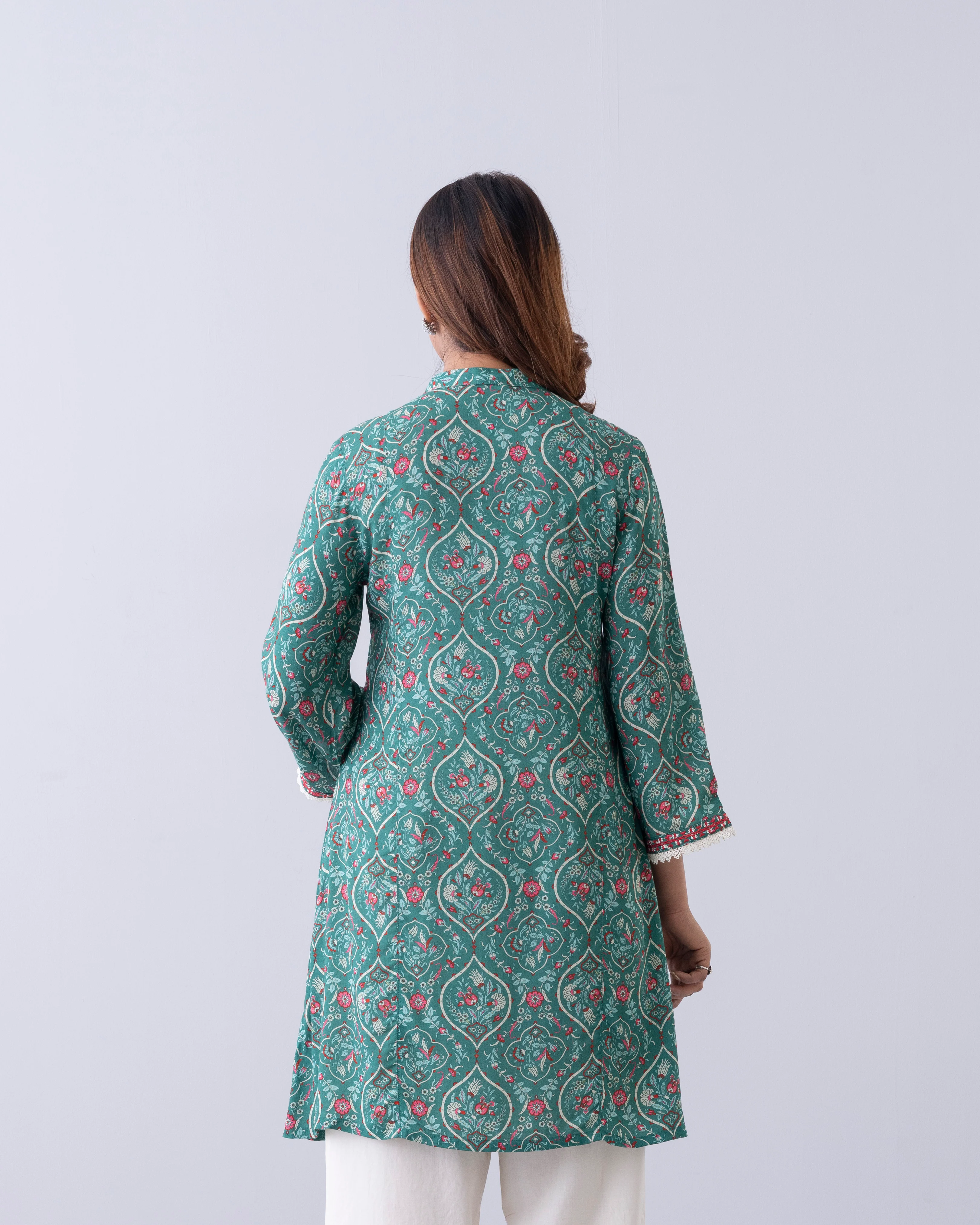 Smart Fit Printed Ethnic Kurti - Image 13
