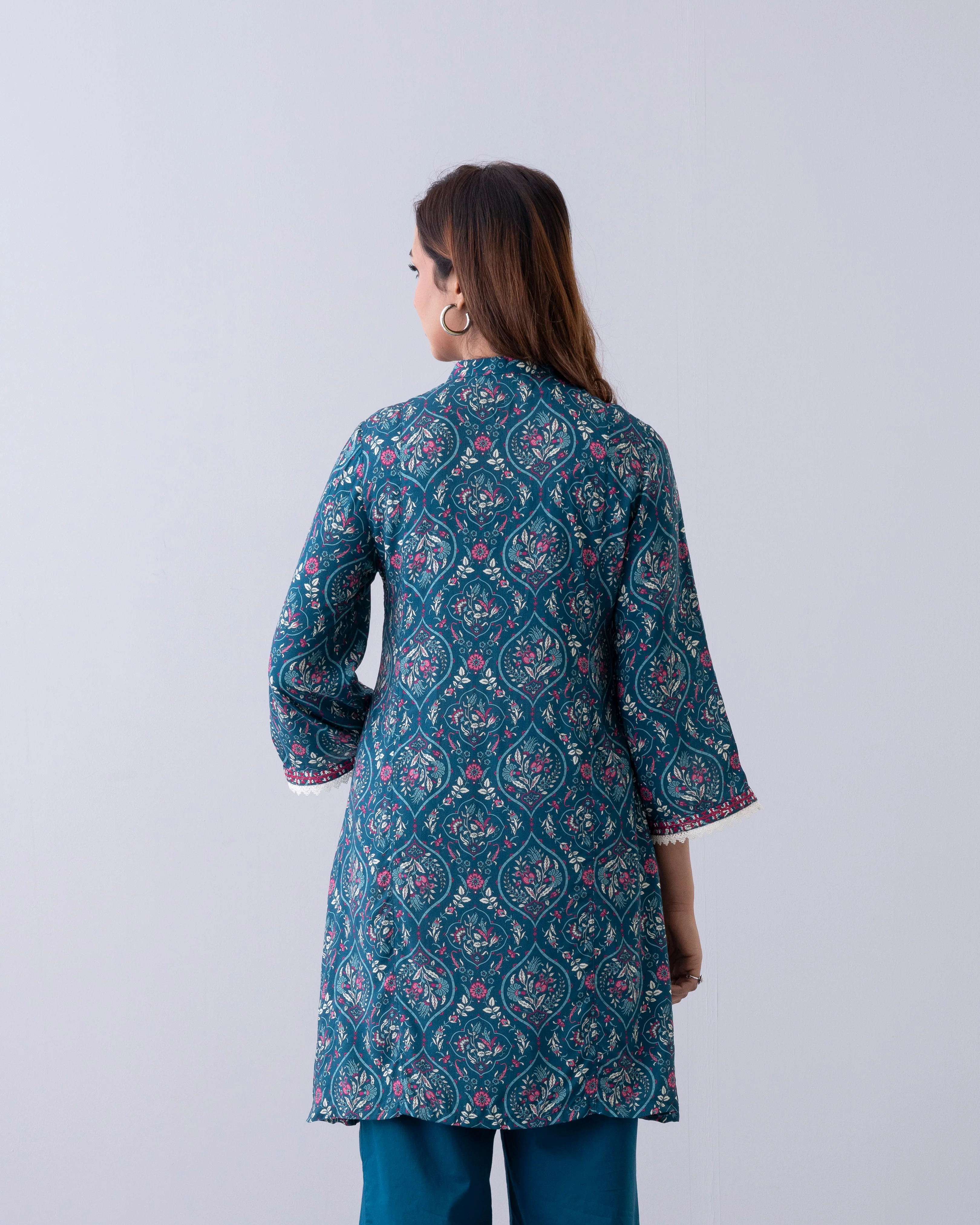 Smart Fit Printed Ethnic Kurti - Image 5
