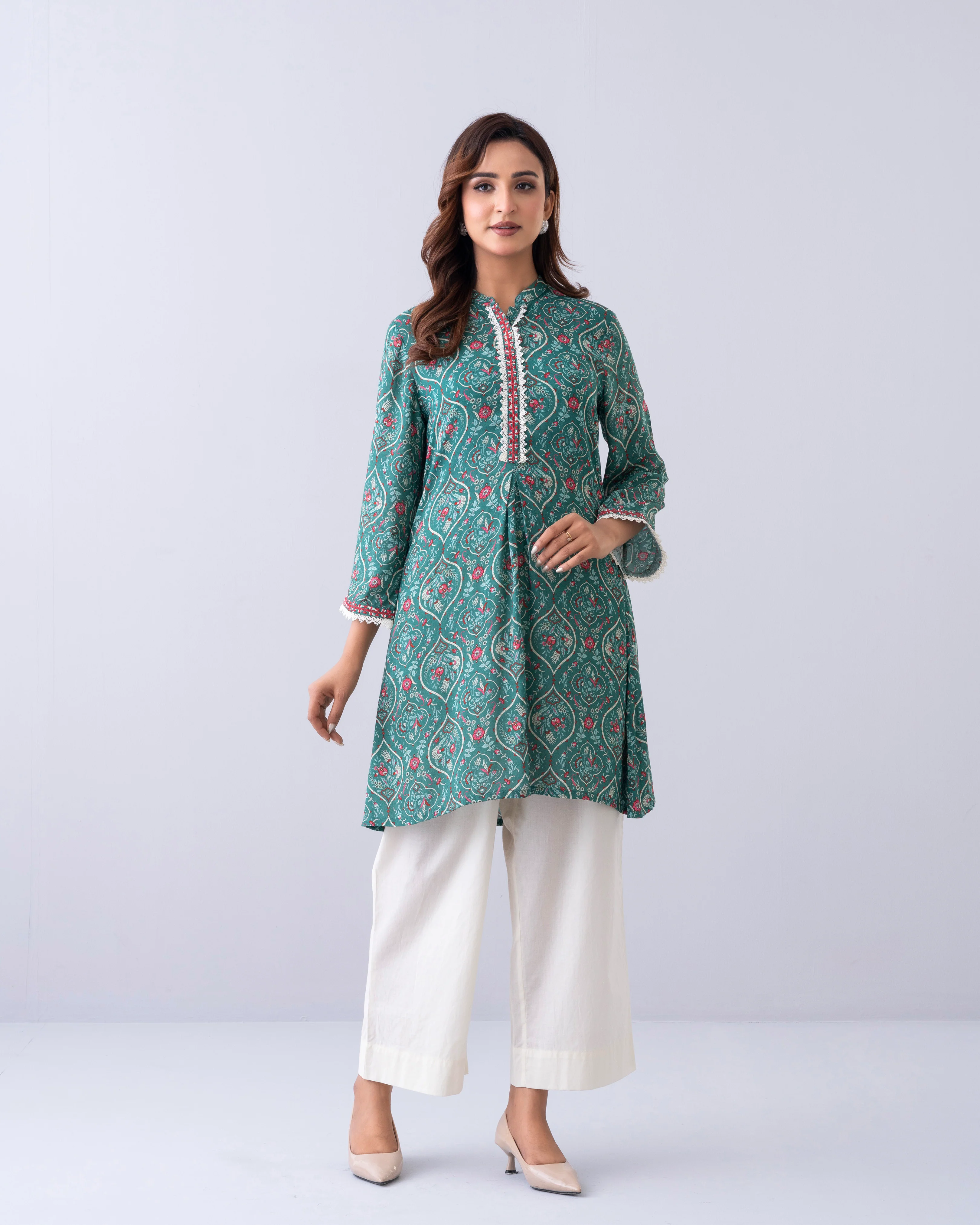 Smart Fit Printed Ethnic Kurti - Image 9