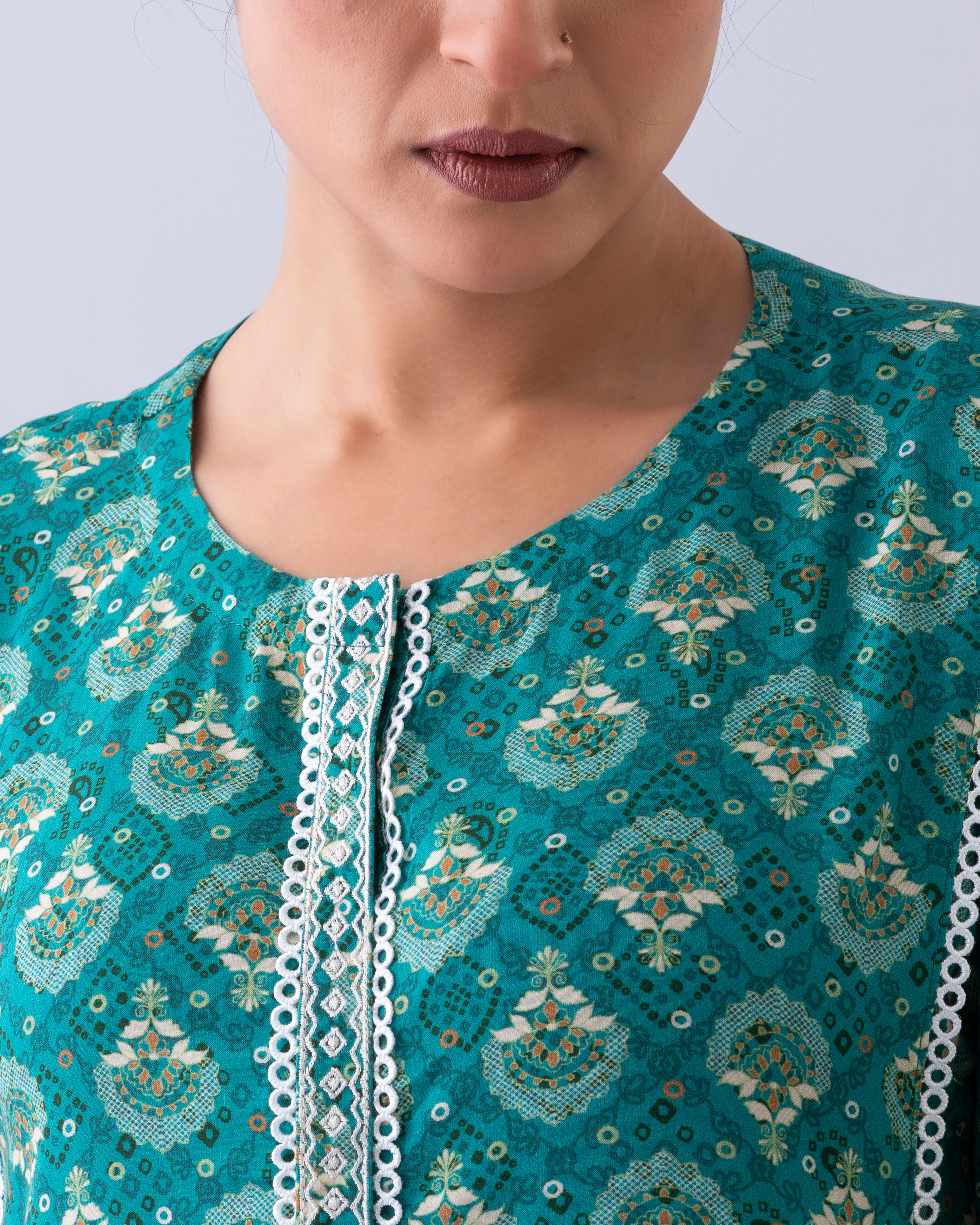 Relaxed Fit Printed Ethnic Kurti - Image 12